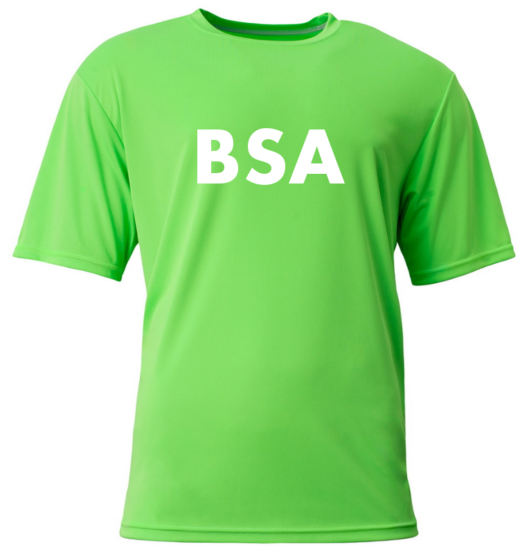 BSA Youth Practice Jersey Lime Green、mySite、noshort