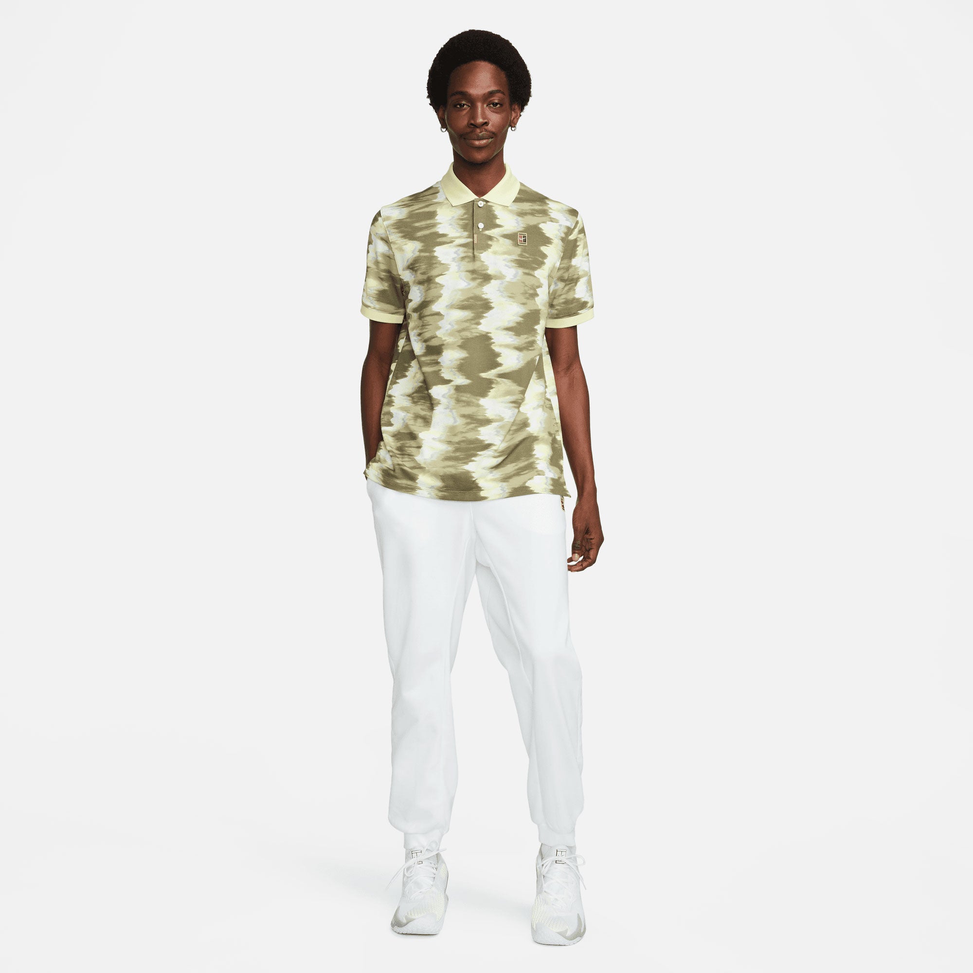 NikeCourt Dri-FIT Heritage Men's Slim-Fit Printed Tennis Polo