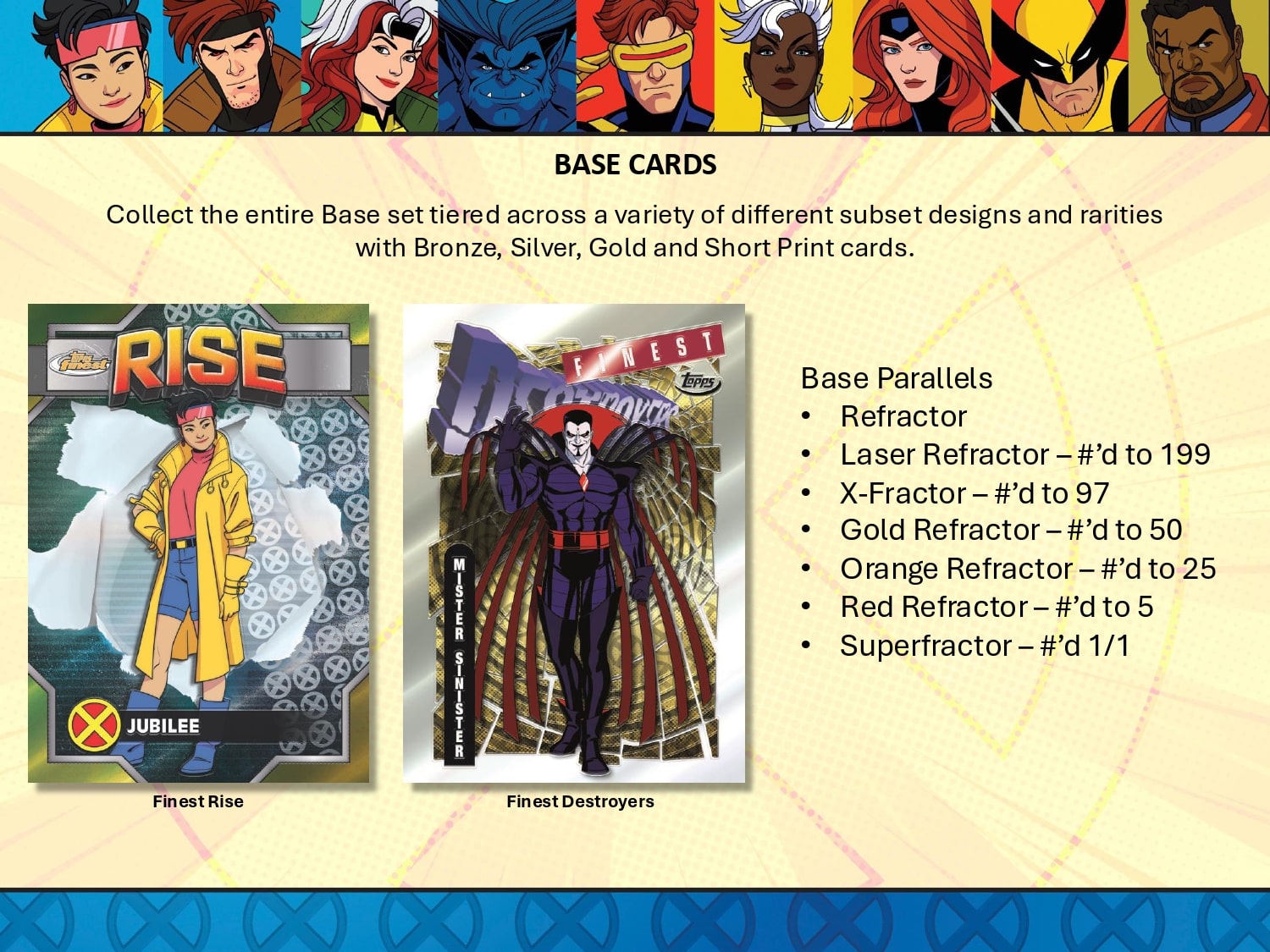 Topps Finest X-Men 97 - Hobby Box、mySite、waistdrama