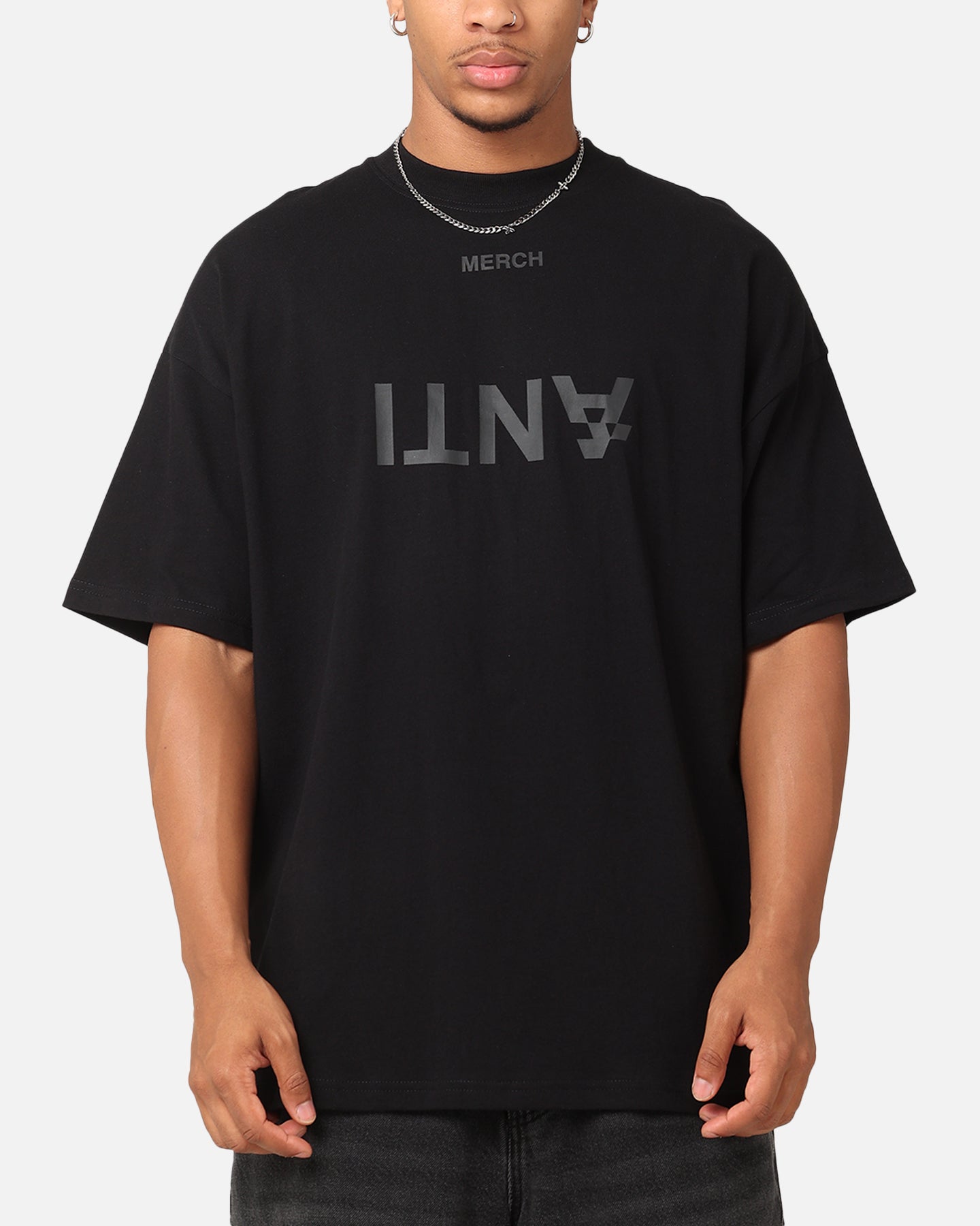 The Anti Order Merch Boxy T-Shirt Black/Black、mySite、zt4zffjzw