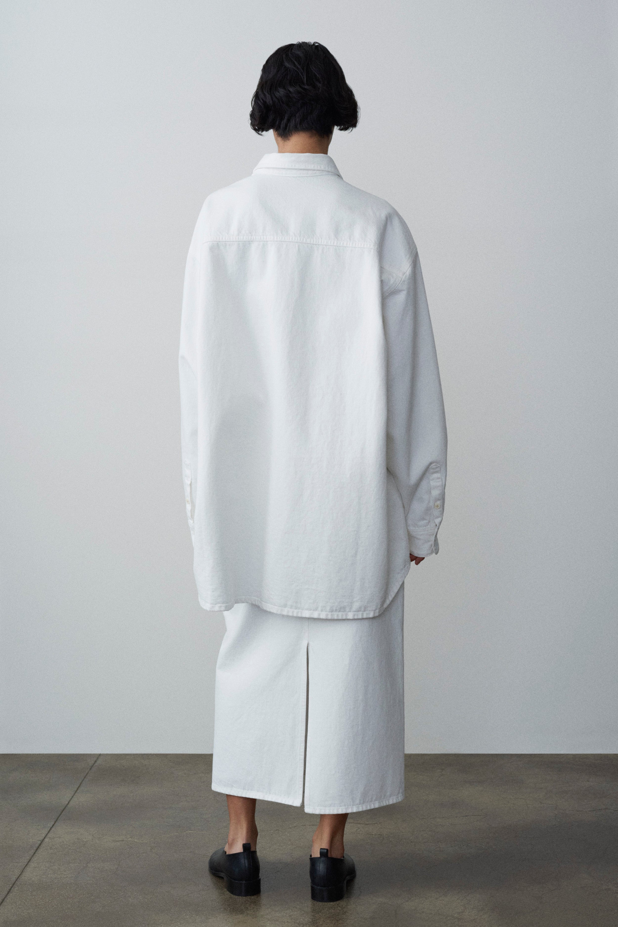 Frannie Shirt in Denim、mySite、aoinhome