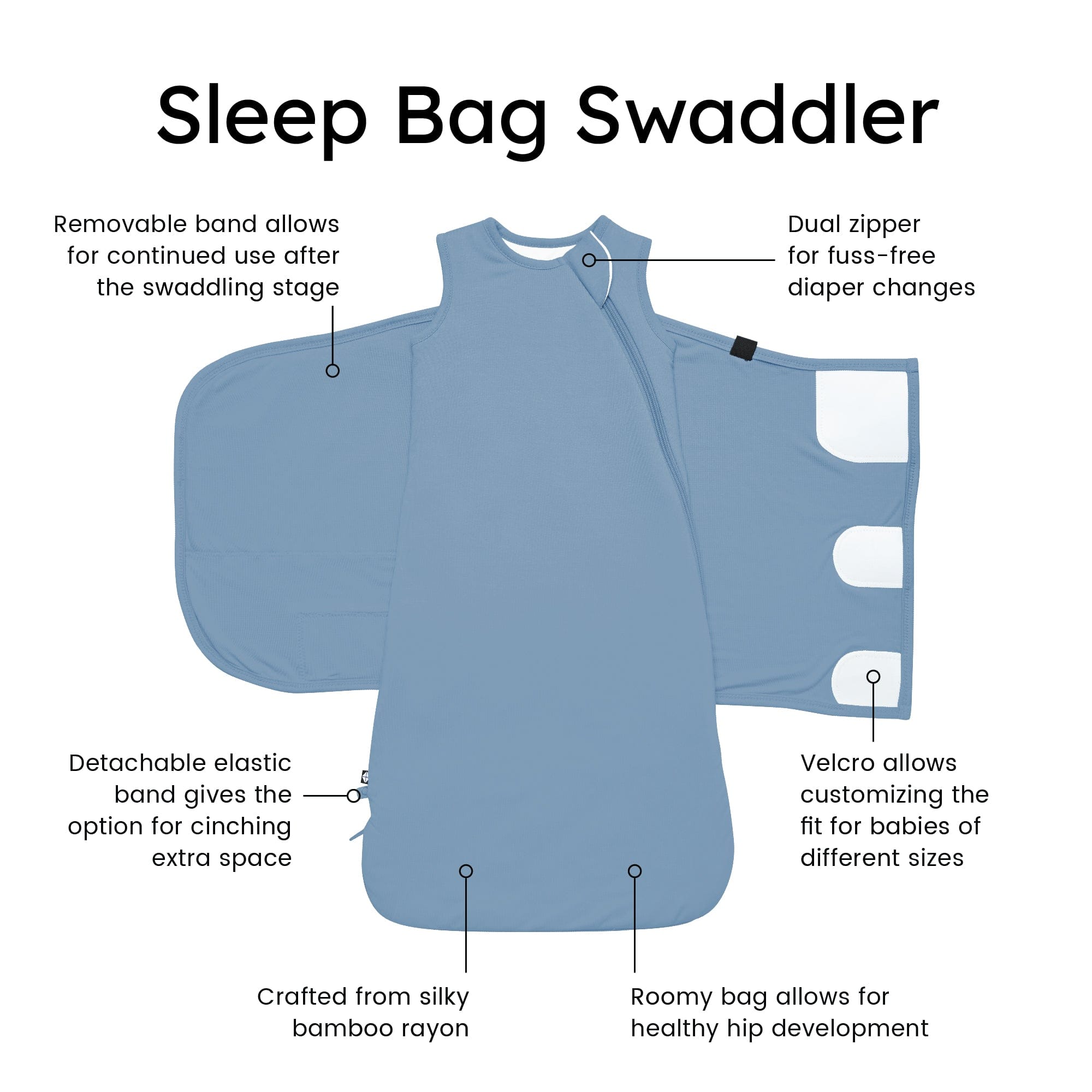  Sleep Bag Swaddler in Slate 1.0、mySite、layawaytickets
