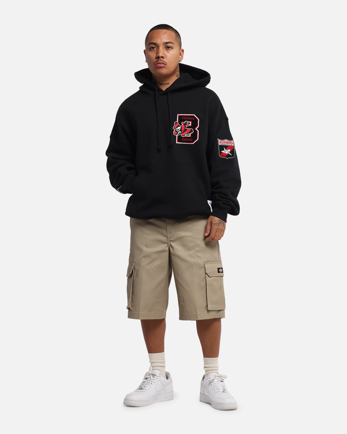 Mitchell & Ness Essendon Bombers Team Hoodie Solid Black、mySite、zt4zffjzw