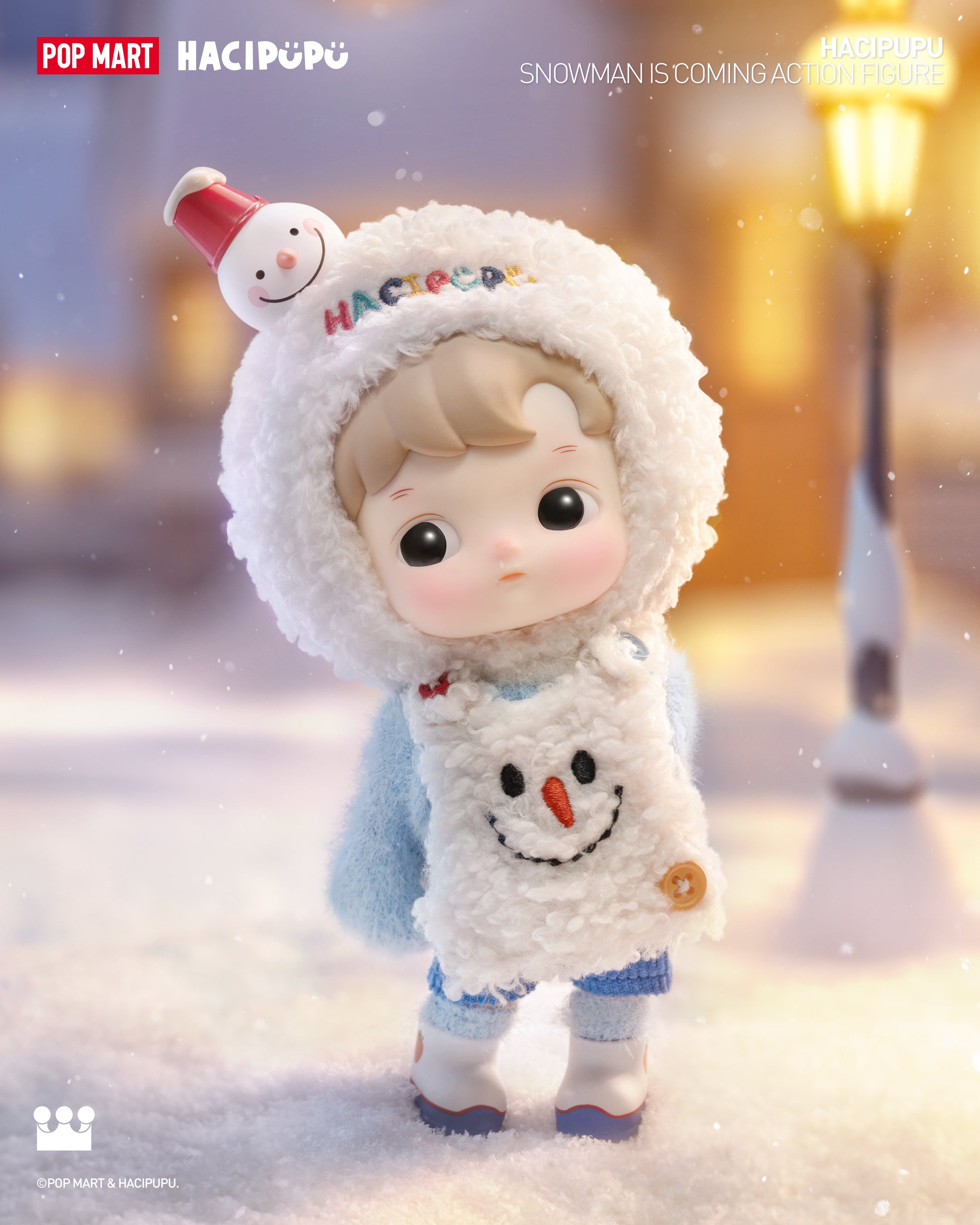  POP MART HACIPUPU Snowman is Coming Action Figure、mySite、greenlandpopulation