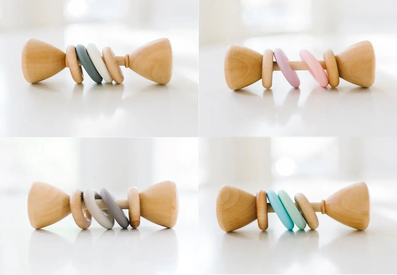 Color Block Classic Rattle - Pink/Lavender、mySite、g9winljtr