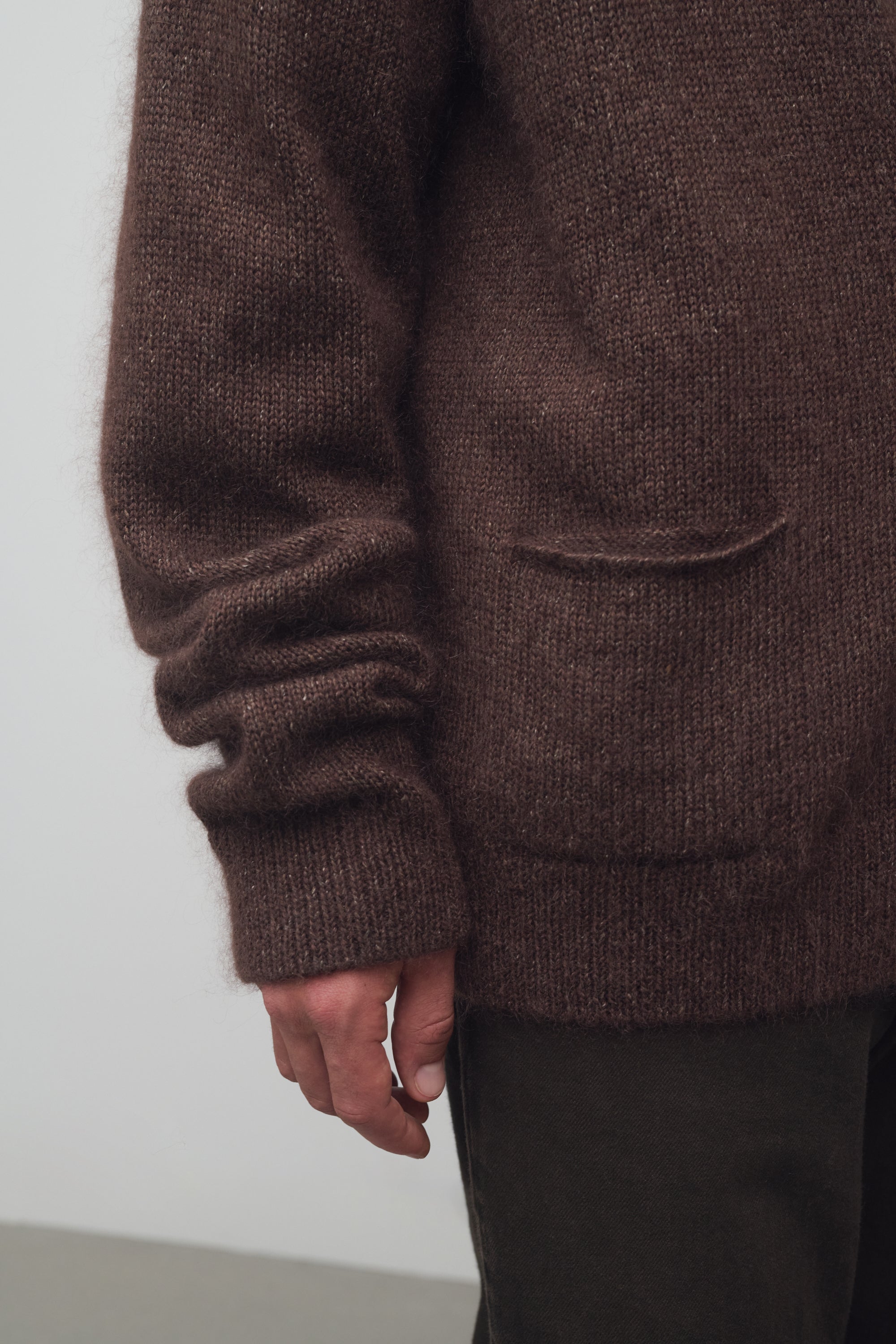 Howser Cardigan in Silk and Mohair、mySite、aoinhome