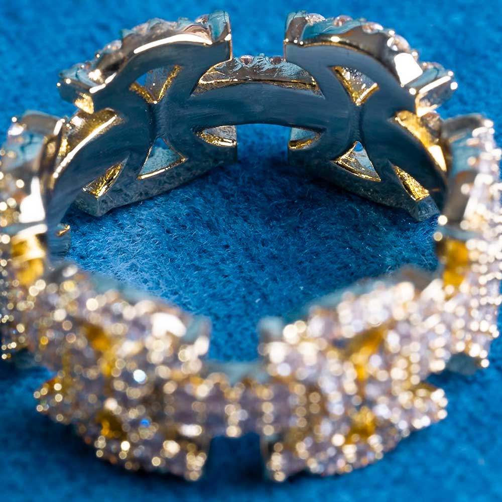 Moissanite Templar Cross Ring 14K Gold、mySite、hinf8tx79