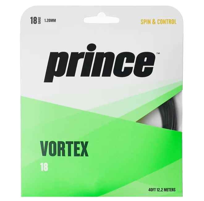 Prince Vortex 18/1.20 Tennis String (Black)