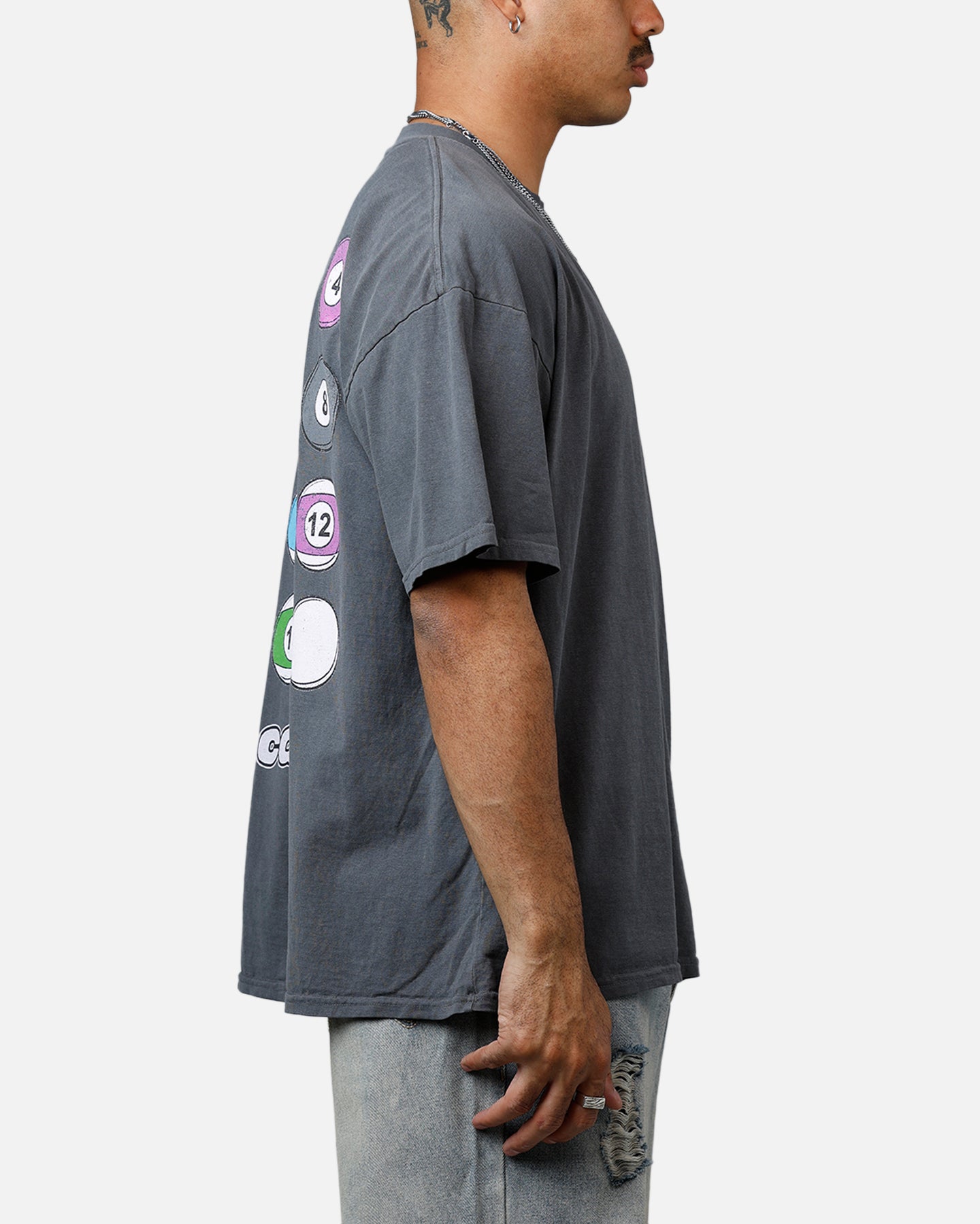 Carre Break T-Shirt Washed Charcoal、mySite、zt4zffjzw