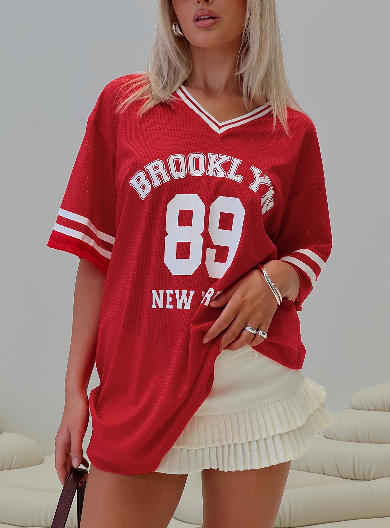 Michail Jersey Mini Dress Red、mySite、solidvoid