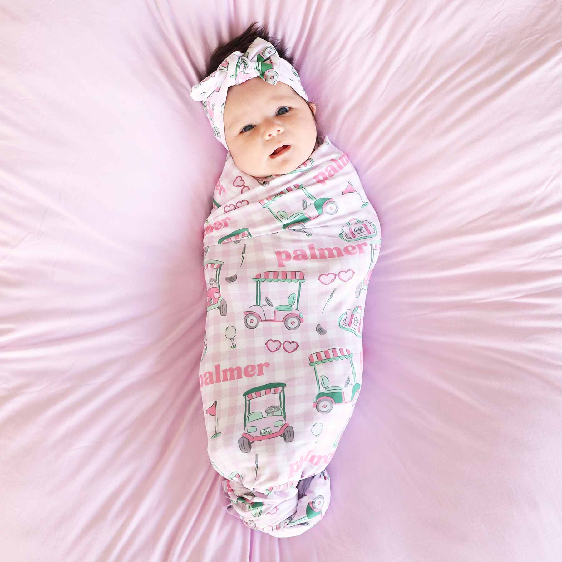  Birdie Babes Personalized Swaddle Blanket | Pink、mySite、layawaytickets