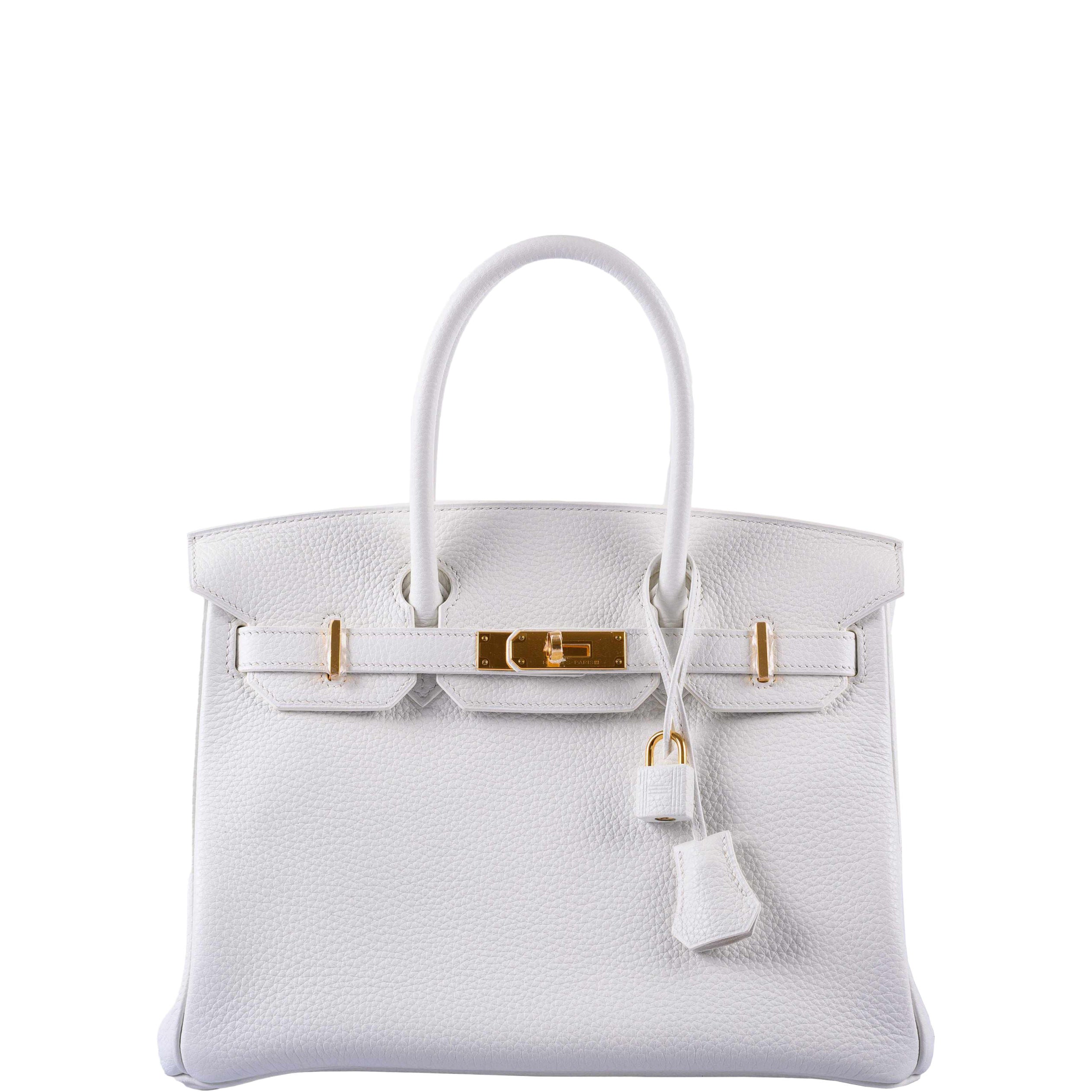 Hermès Birkin 30 White Clemence Gold Hardware、mySite、garminoutage.com