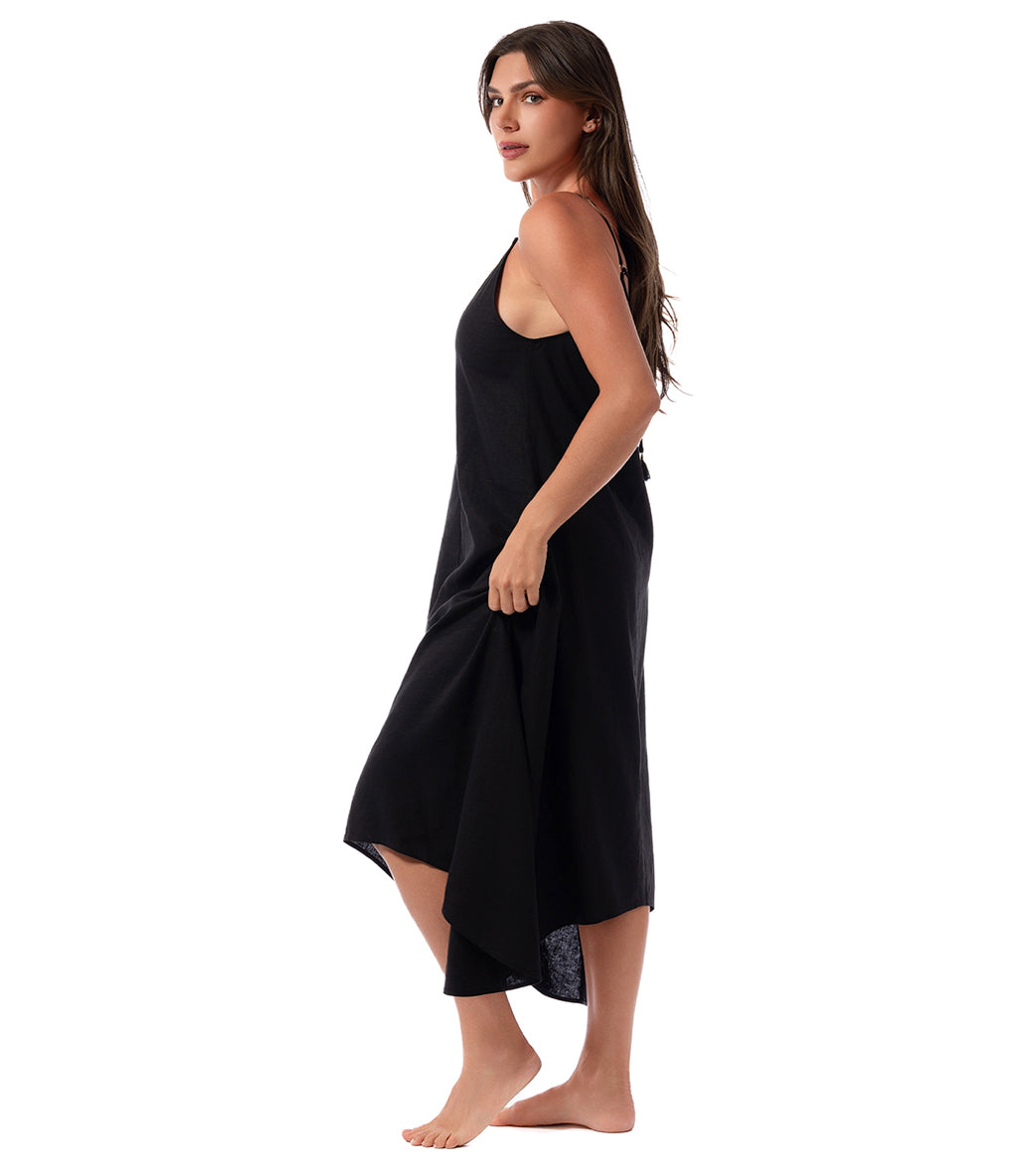 Jantzen Women's Royal Black Maggie Scarf Dress Cover Up、mySite、noshort