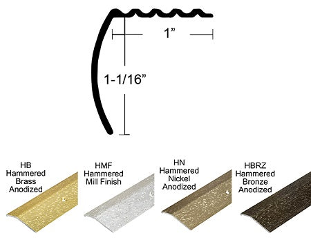 FUTURA - 1 STANDARD STAIR NOSING, CM 611