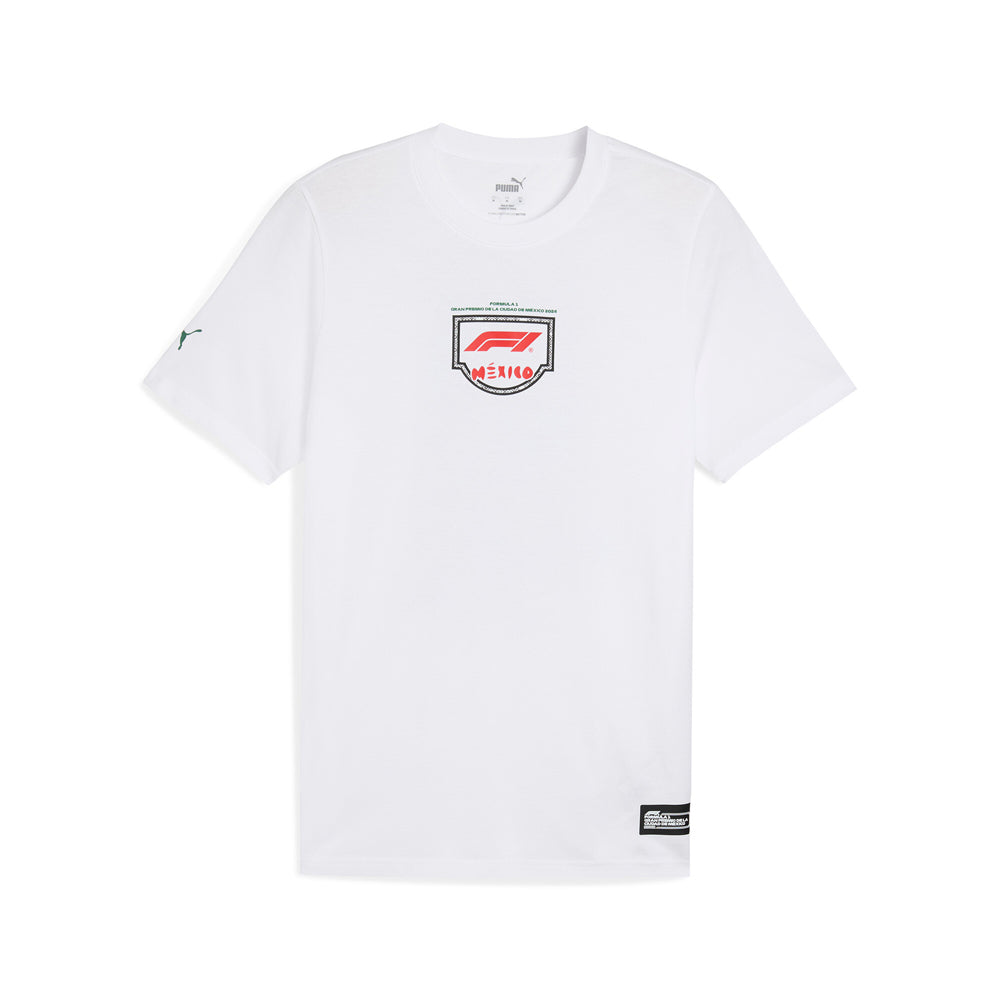 F1 Mexico Graphic Crew Neck Short Sleeve T-Shirt、mySite、gtrtttuynbv