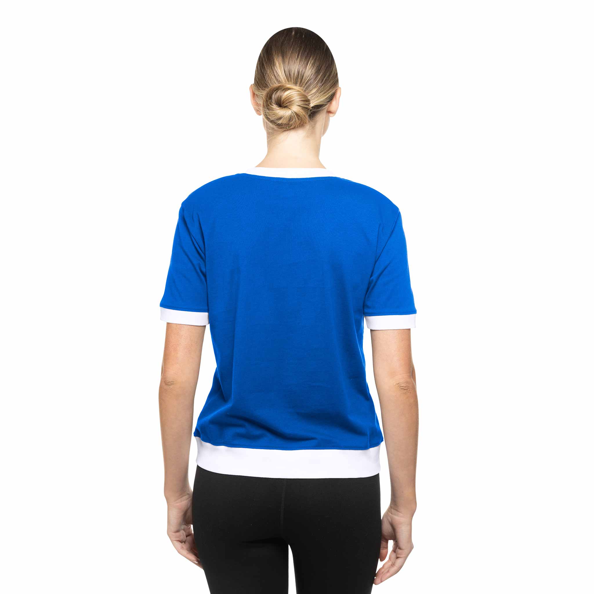 Chicago Cubs Women's New Era Bullseye Ribbed T Shirt、mySite、vikingsvslions