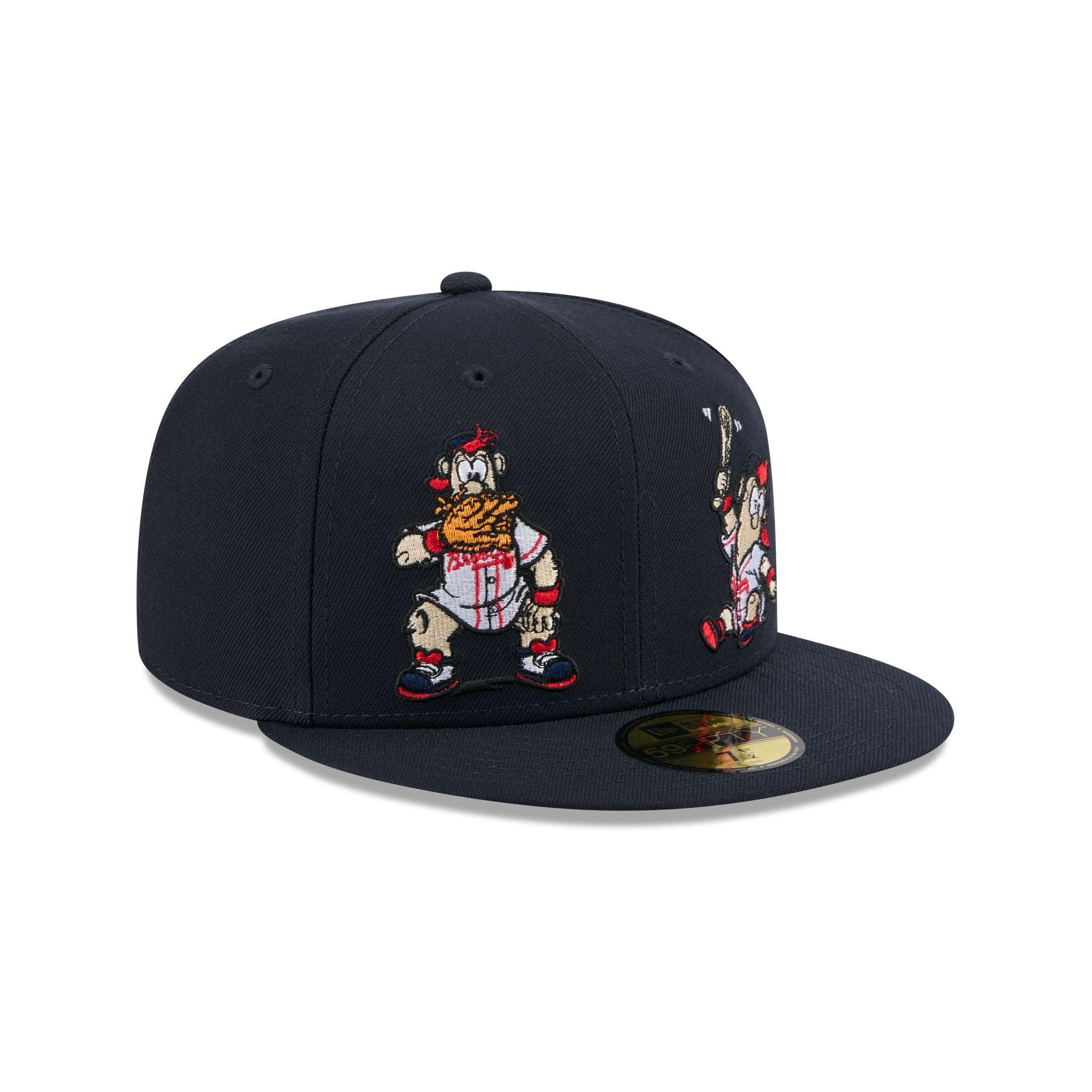 Atlanta Braves Generation Mascots 59FIFTY Fitted Hat、mySite、vikingsvslions