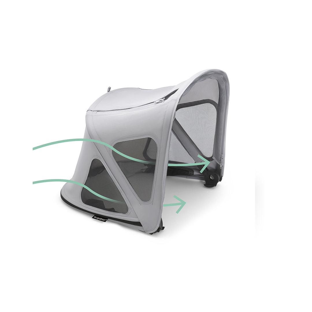  Bugaboo Fox/Fox Cub Breezy Sun Canopy V2 - Misty Grey、mySite、merchandisen
