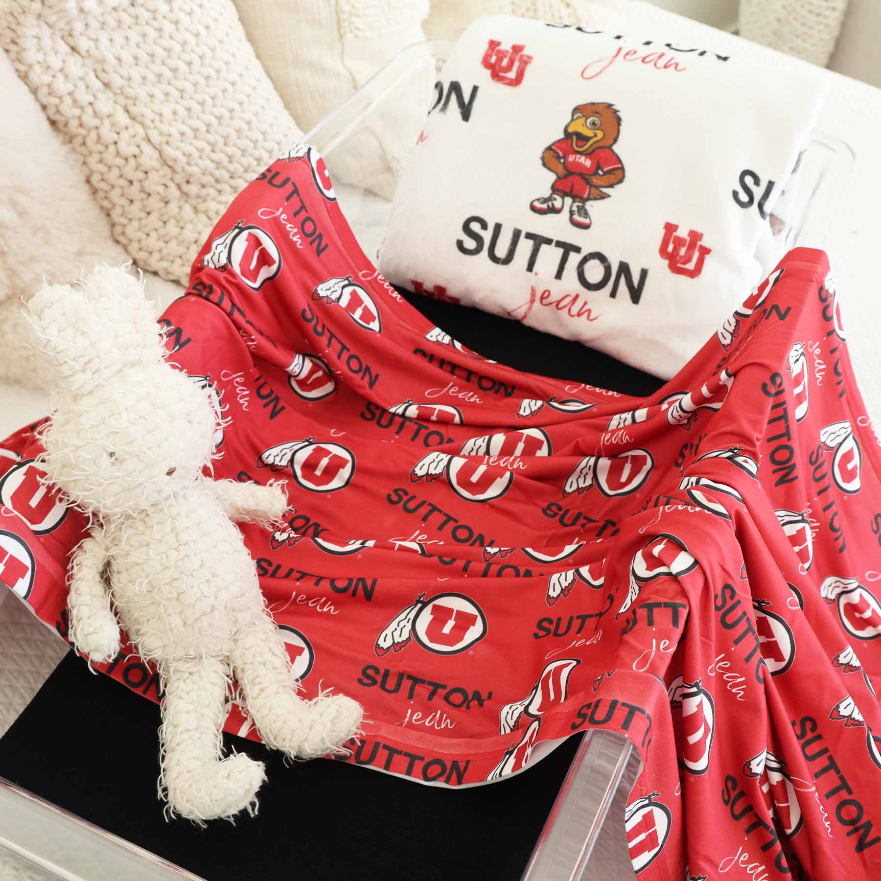  University of Utah | UU Personalized Kids Blanket、mySite、layawaytickets