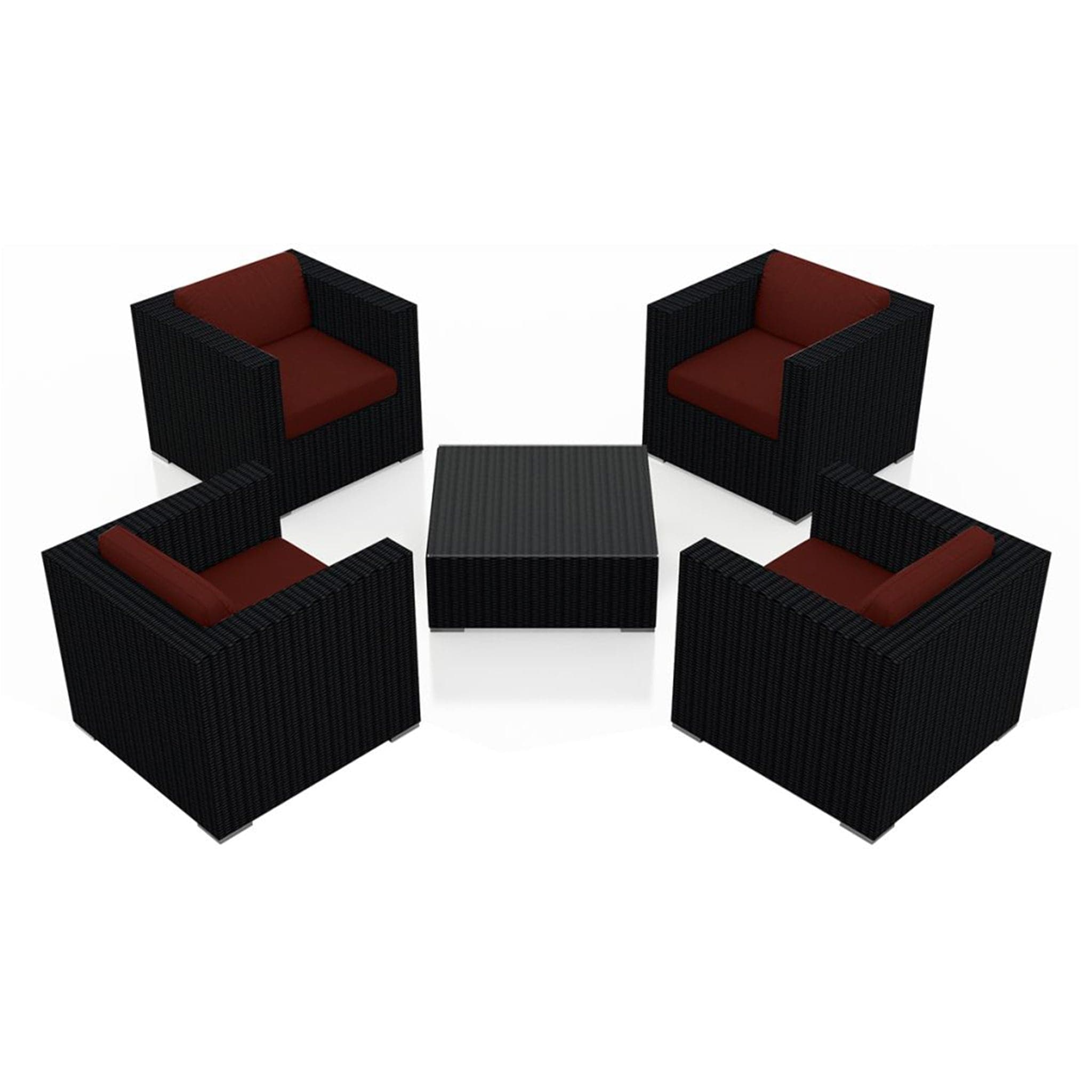 Urbana 5 Piece 4-Seat Club Chair Set、mySite、neckold