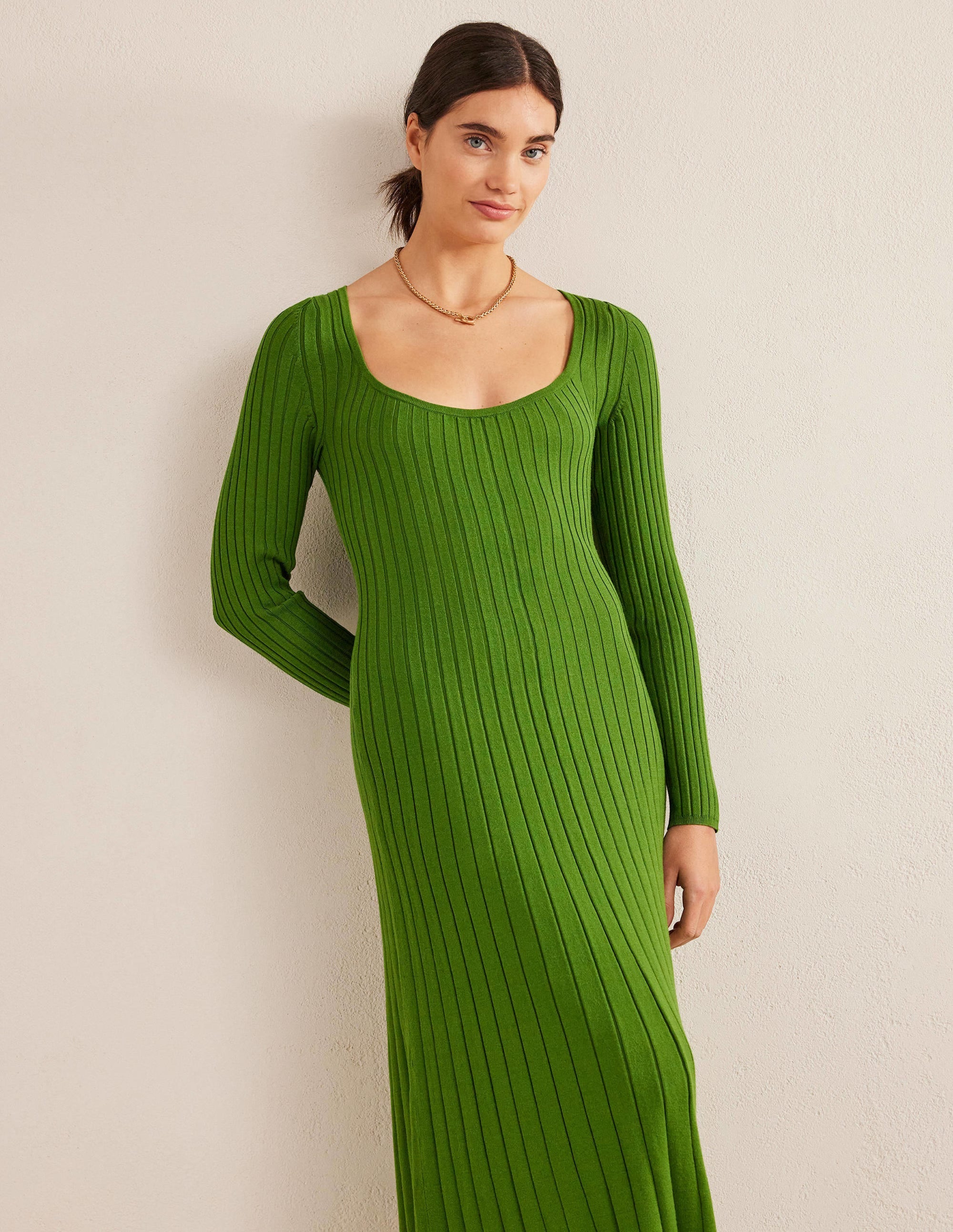  Scoop Neck Knitted Midi Dress-Park Ranger、mySite、ashleygrahame
