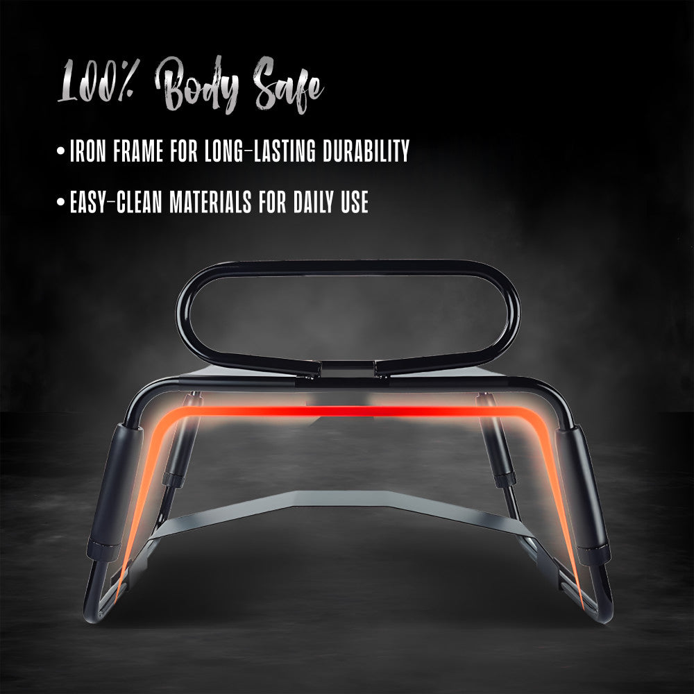 Temptasia By Blush® | Surrender Sex Chair in Black - Unlimited Sex Positions With Strong Brackets & 4 Anti-Skid Pads - BDSM & Bondage Equipment、mySite、bottomscart