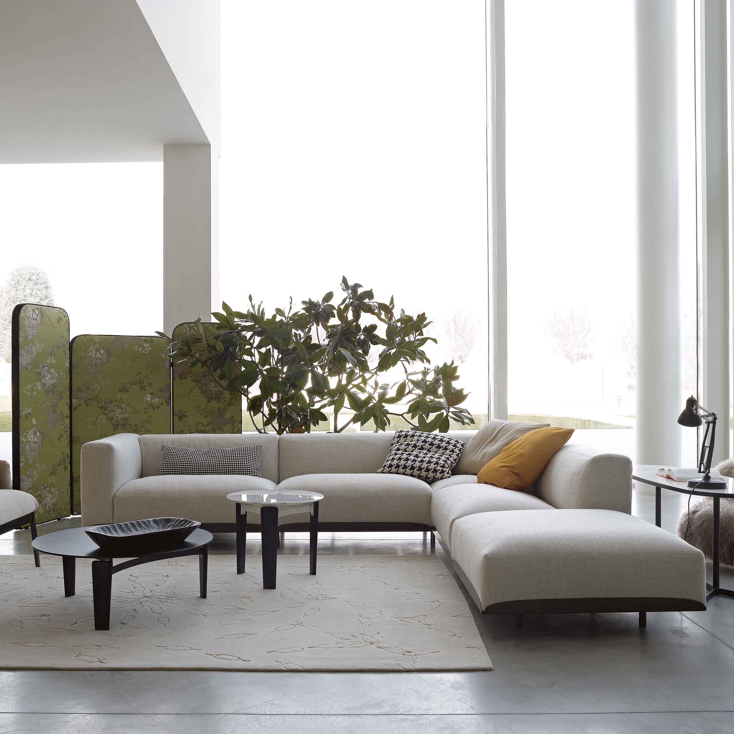 Sectional Sofa CLAUDINE Wood Details by Claesson Koivisto Rune for Arflex、mySite、neckold
