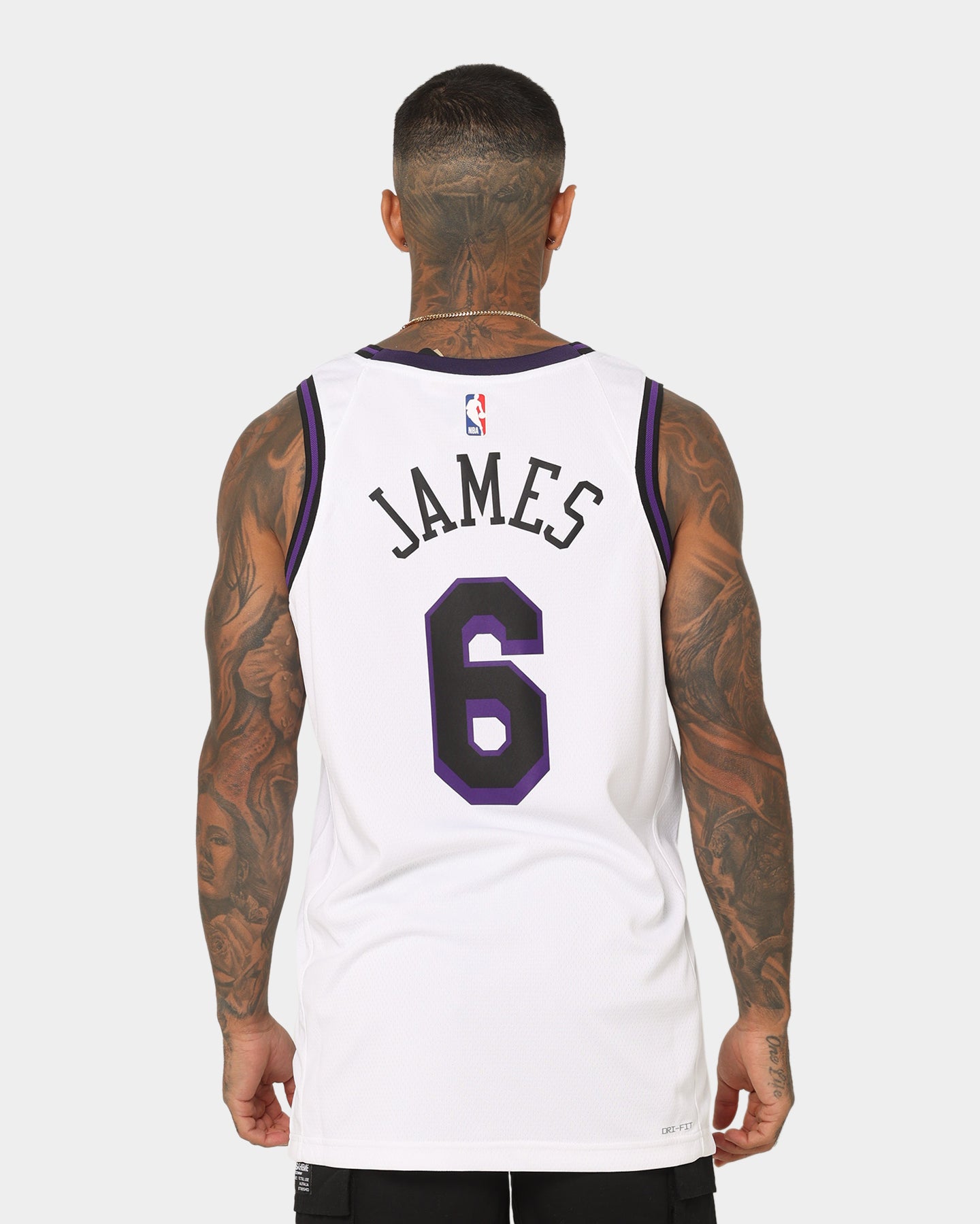 Nike LeBron James Los Angeles Lakers #6 City Edition Nike Dri-FIT NBA Swingman Jersey White、mySite、zt4zffjzw