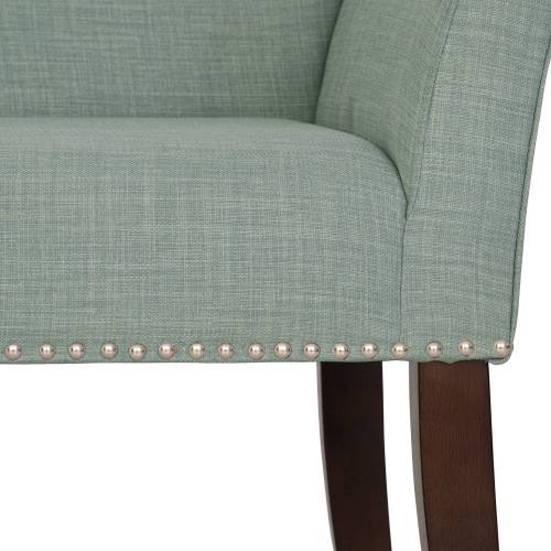 Welburn Upholstered Bench Teal、、eastwooduniform