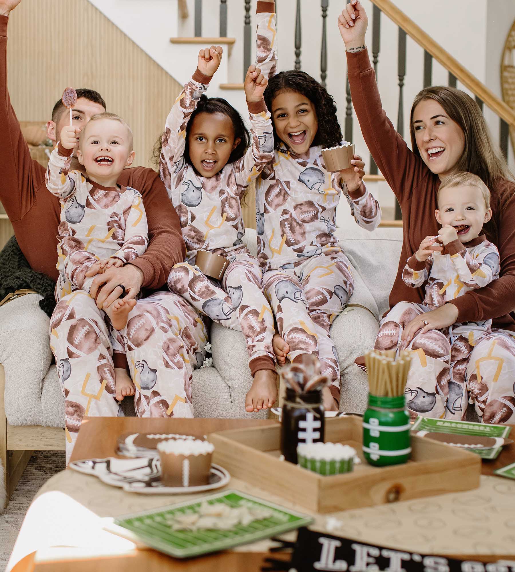 Football Season Organic Matching Women's Pajamas、mySite、g9winljtr