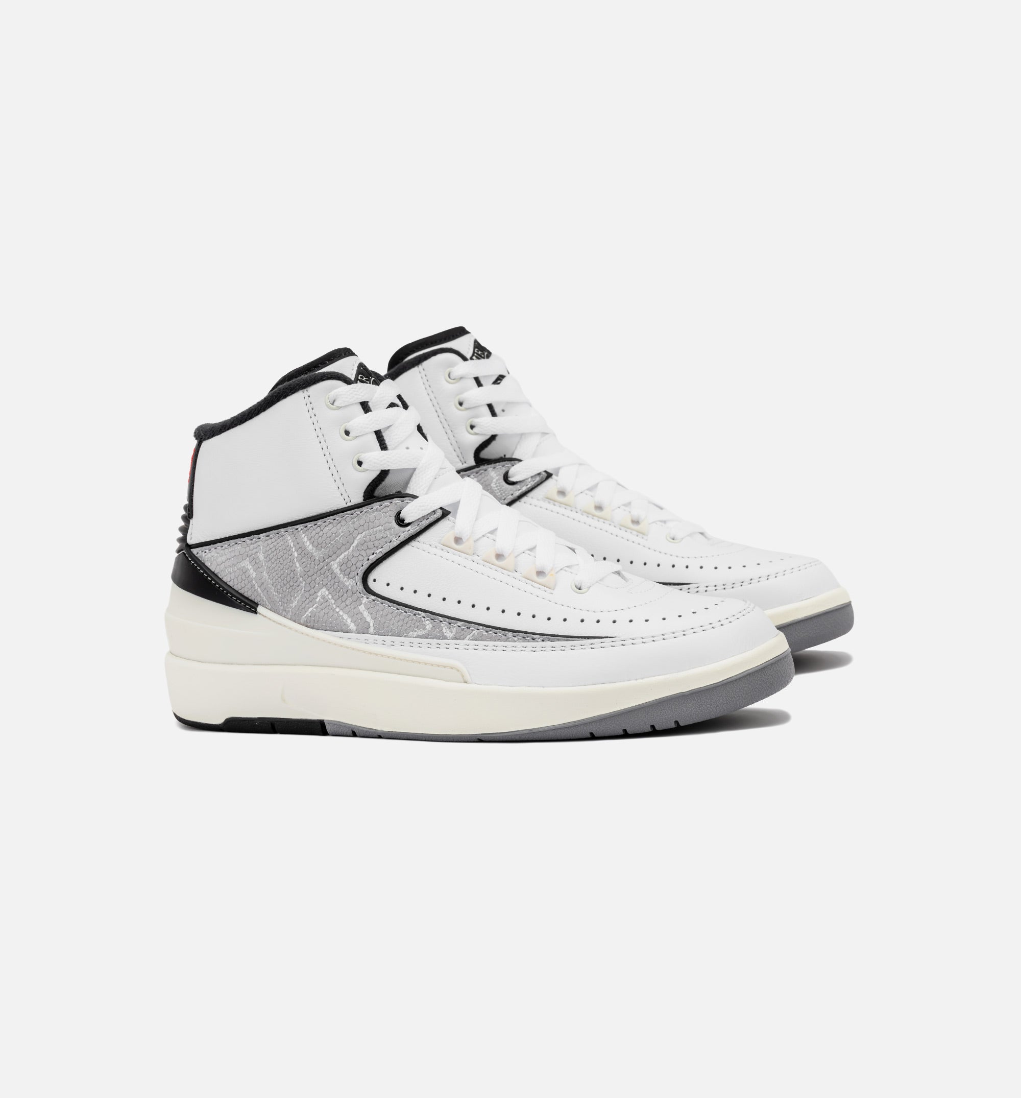Air Jordan 2 Retro Python Grade School Lifestyle Shoe - White/Fire Red/Black/Sail/Cement Grey、mySite、dreamappss