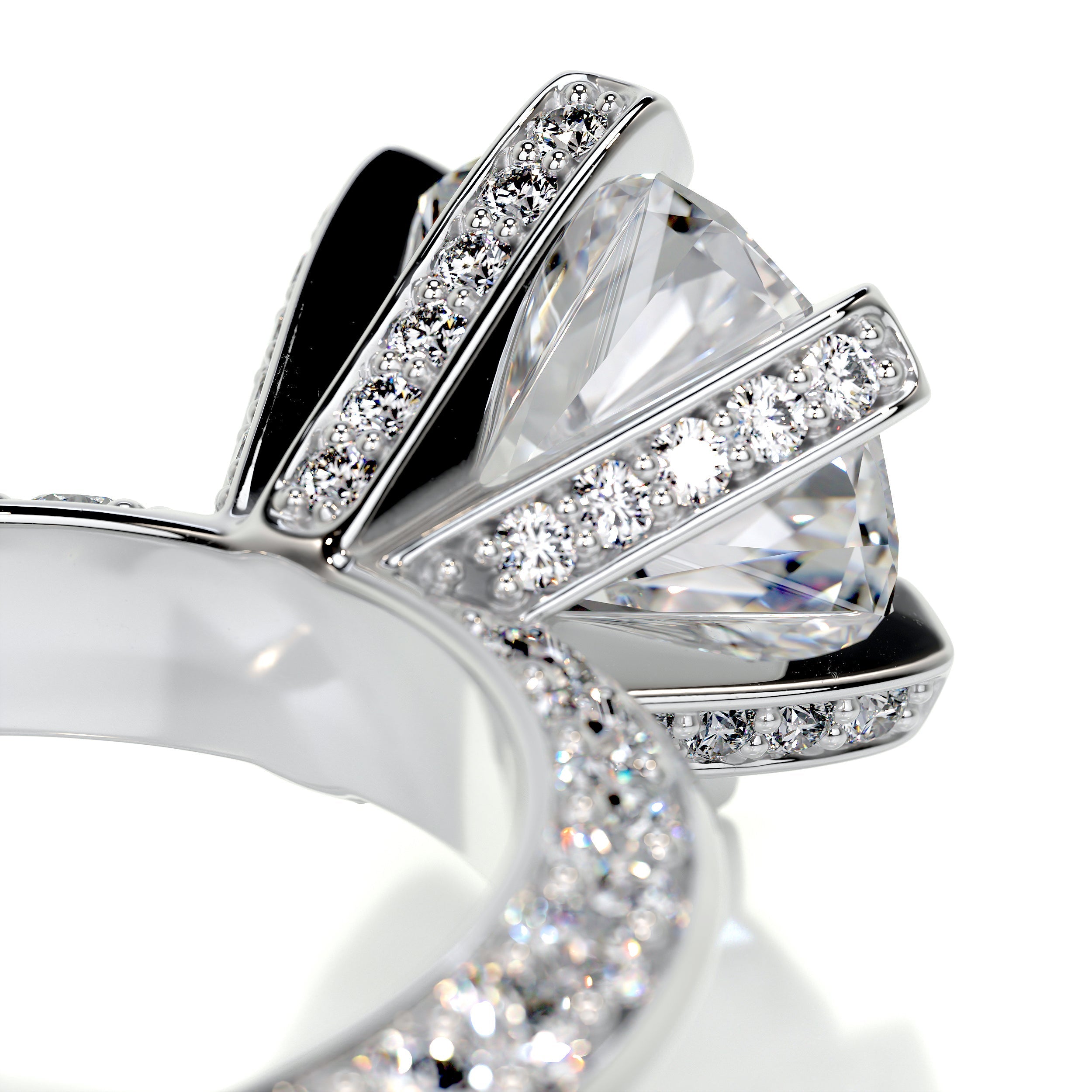 Eliana Diamond Engagement Ring -14K White Gold、mySite、hinf8tx79