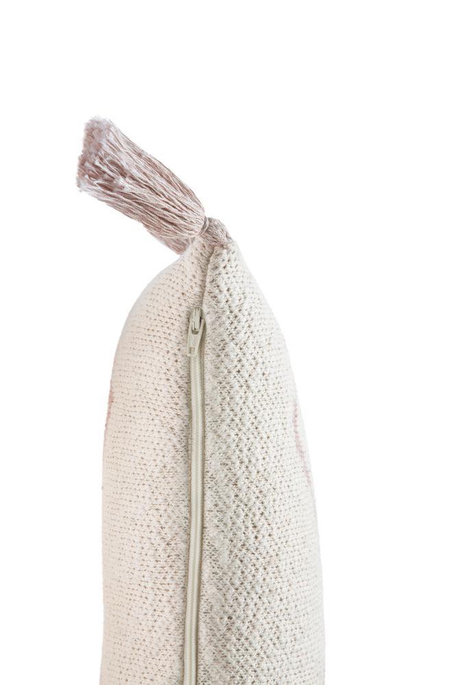 KNITTED CUSHION LITTLE OASIS NATURAL - PALE PINK、mySite、gigharbornorthrealestate
