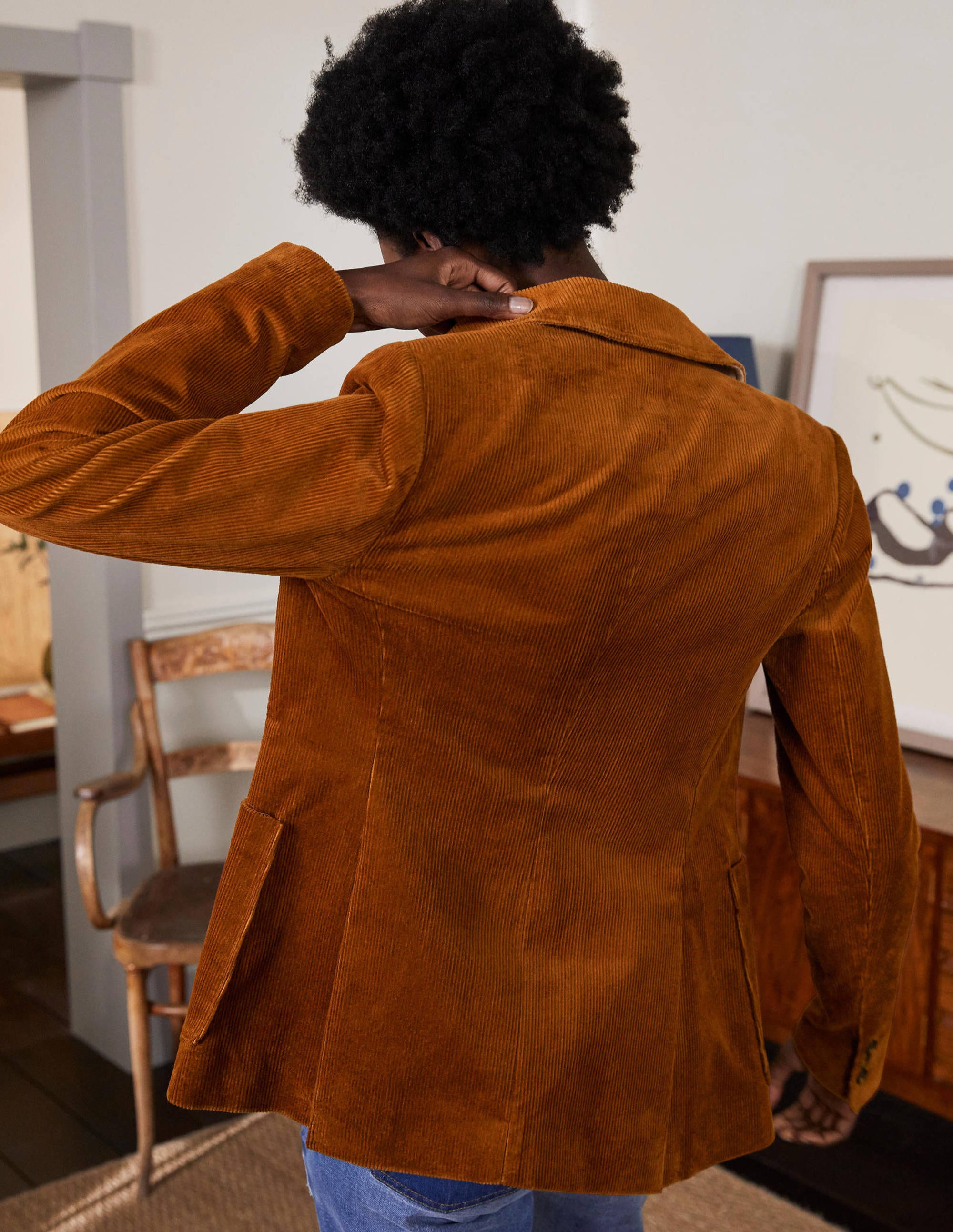  Victoria Cord Blazer-Ginger、mySite、ashleygrahame