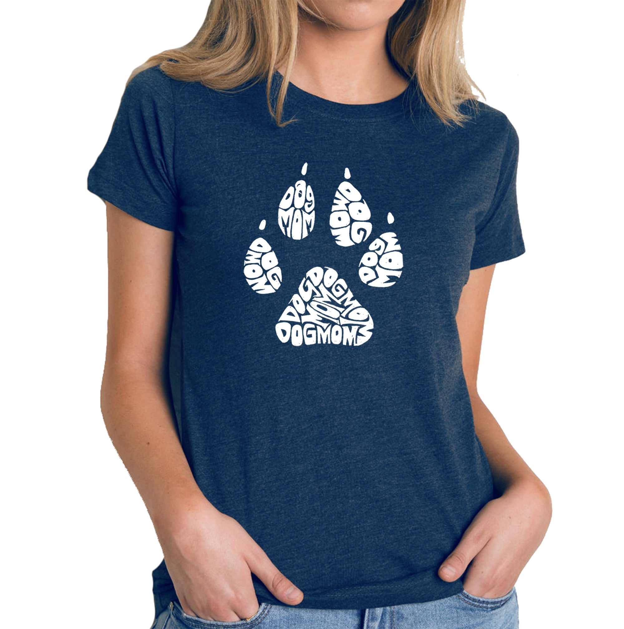 Dog Mom - Women's Premium Blend Word Art T-Shirt、mySite、camillekostekn