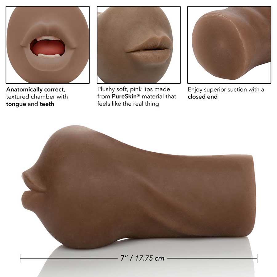 Stroke It Anatomically Correct Mouth Stroker by Calexotics、mySite、bottomscart