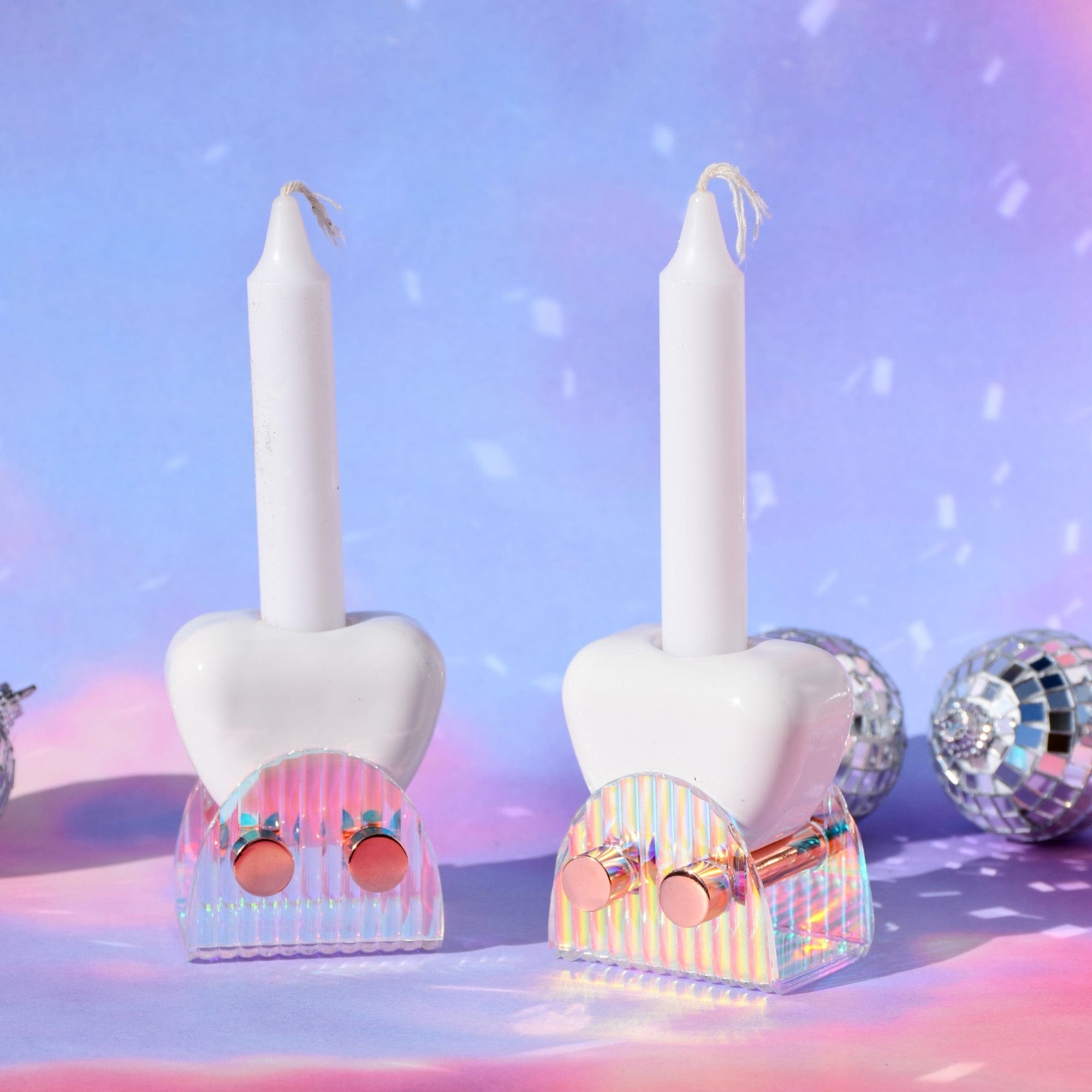 Iridescent Shabbat Candlesticks、mySite、topwebapps