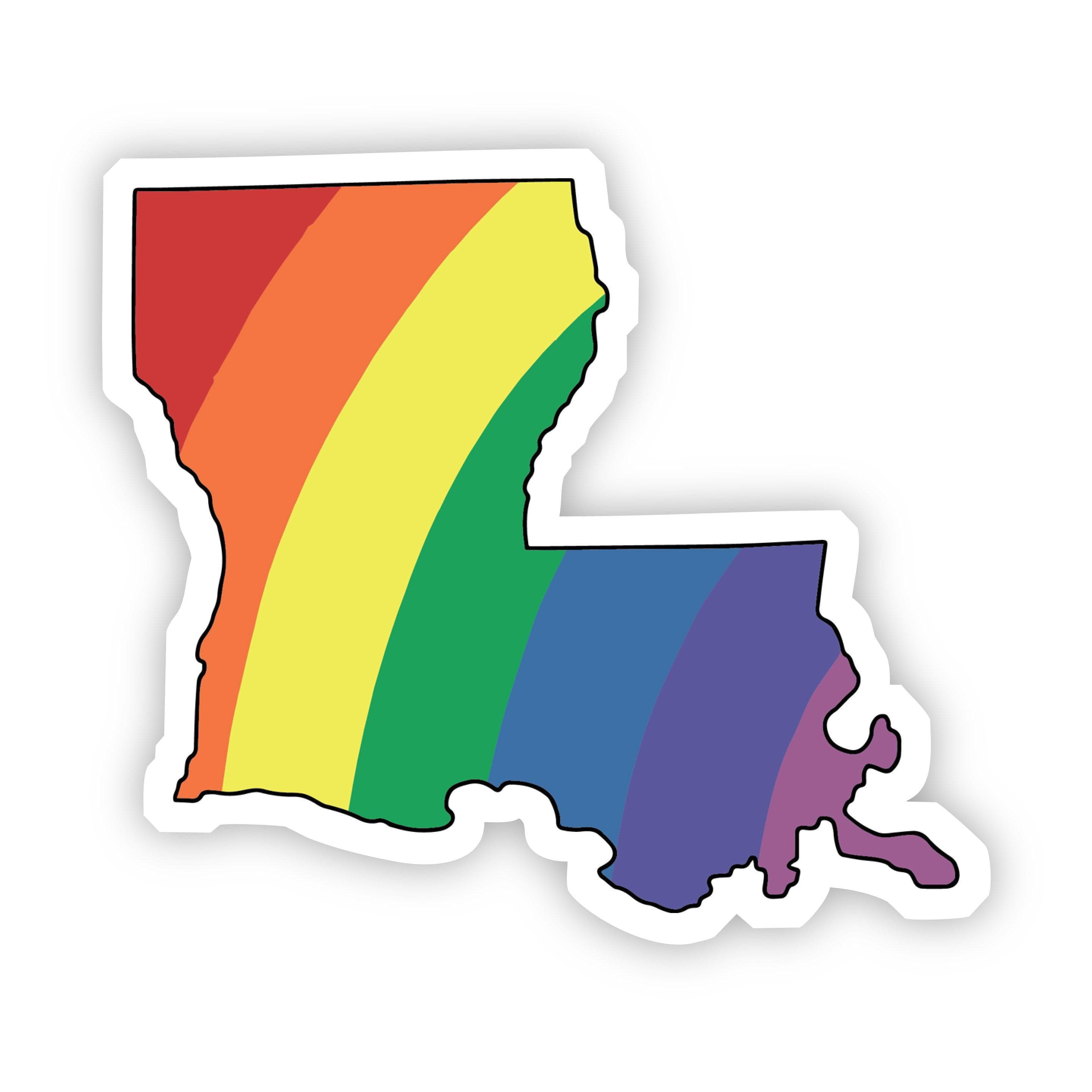  Louisiana Rainbow Sticker、mySite、elrpsem3k