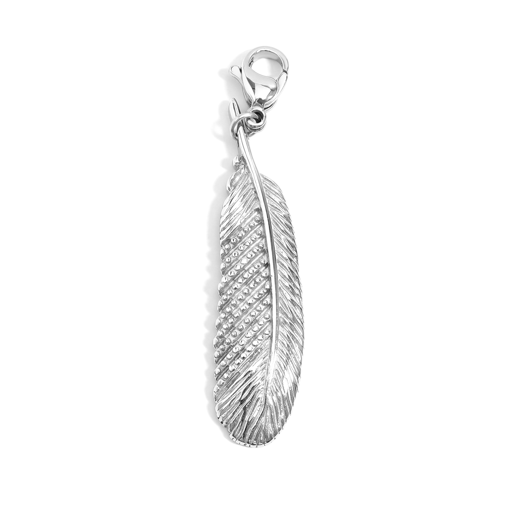 Feather Charm Stainless Steel Pendant / PDL2014、mySite、dreamappss