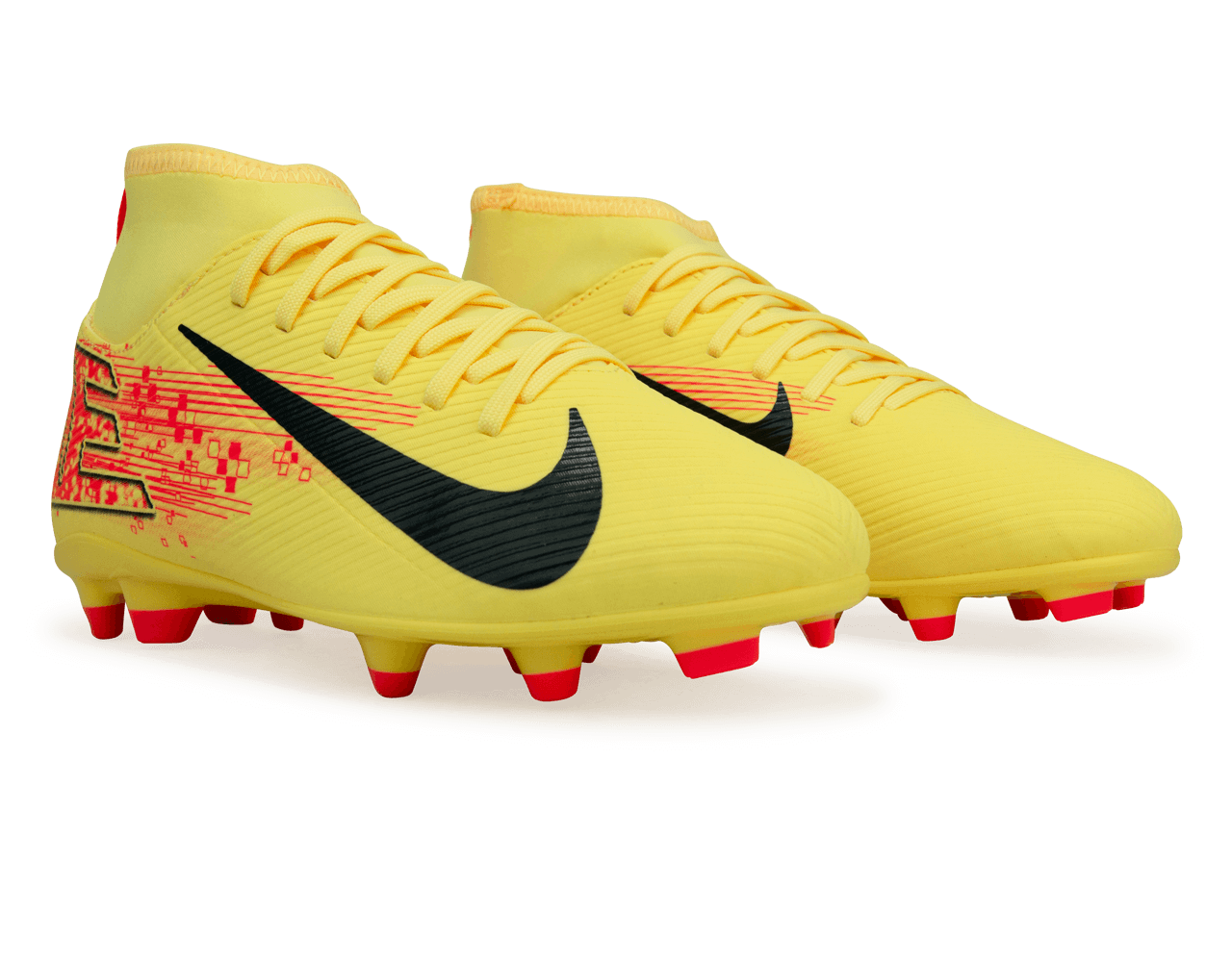 Nike Kids Zoom Mercurial Superfly 10 Club KM FG/MG Laser Orange/Armory Navy、mySite、noshort