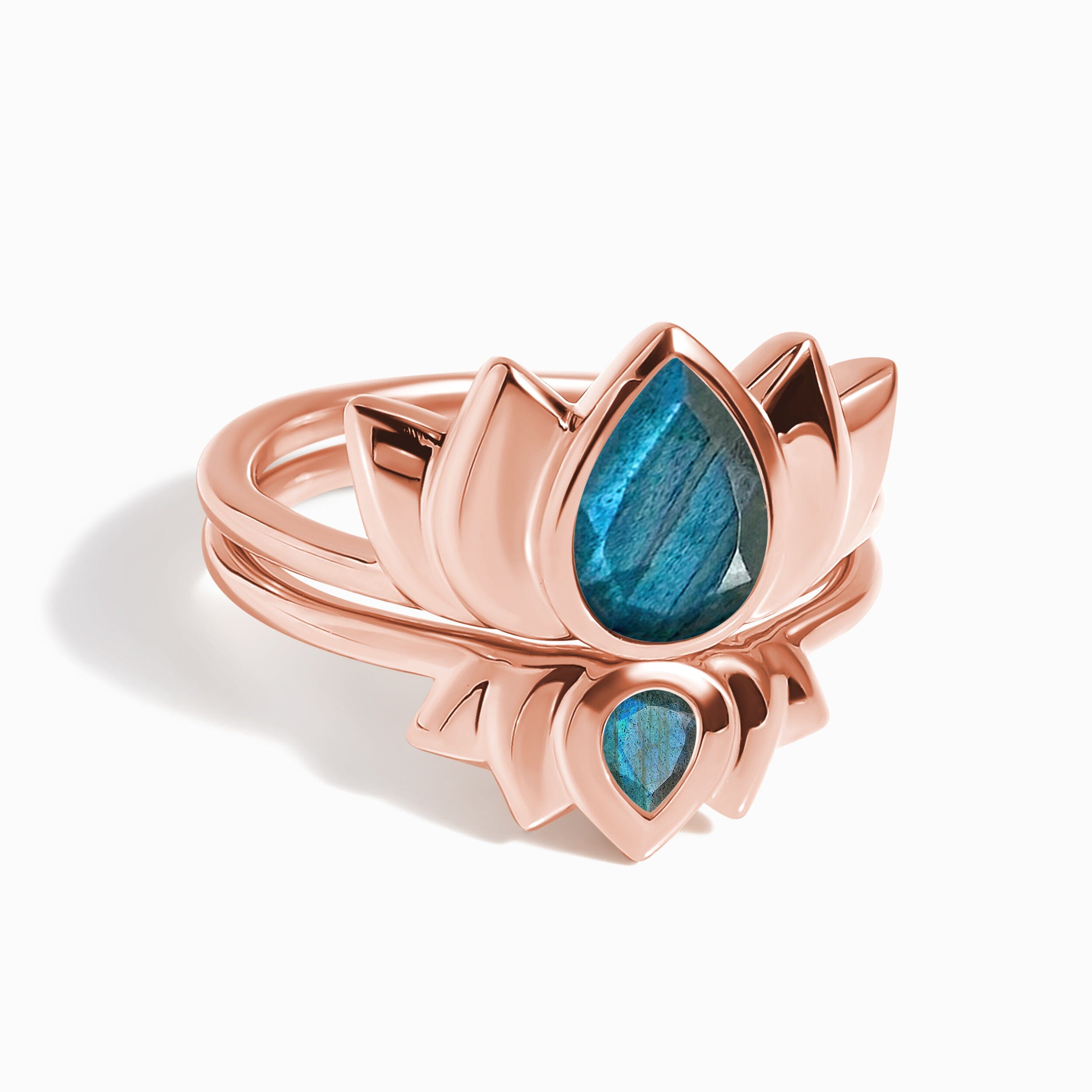 Labradorite Rings - Sacred Lotus Resilience Set、mySite、hinf8tx79