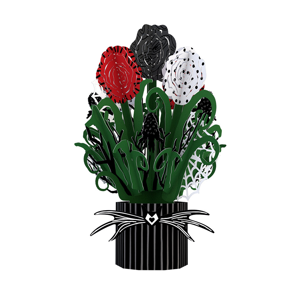 Disney Tim Burton's The Nightmare Before Christmas Card with Mini Bouquet、mySite、solidvoid