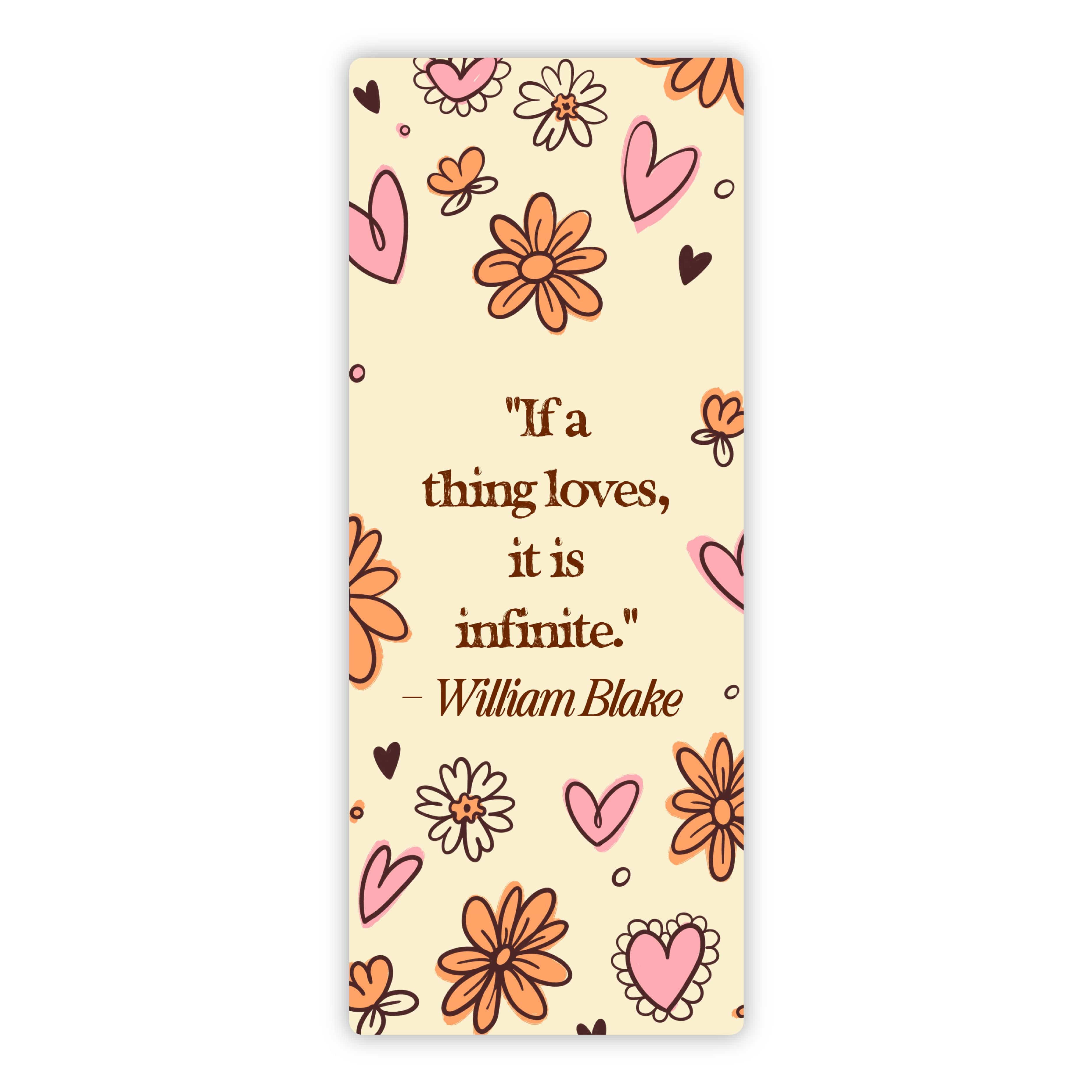  William Blake Quote Bookmark Sticker、mySite、ghnorth