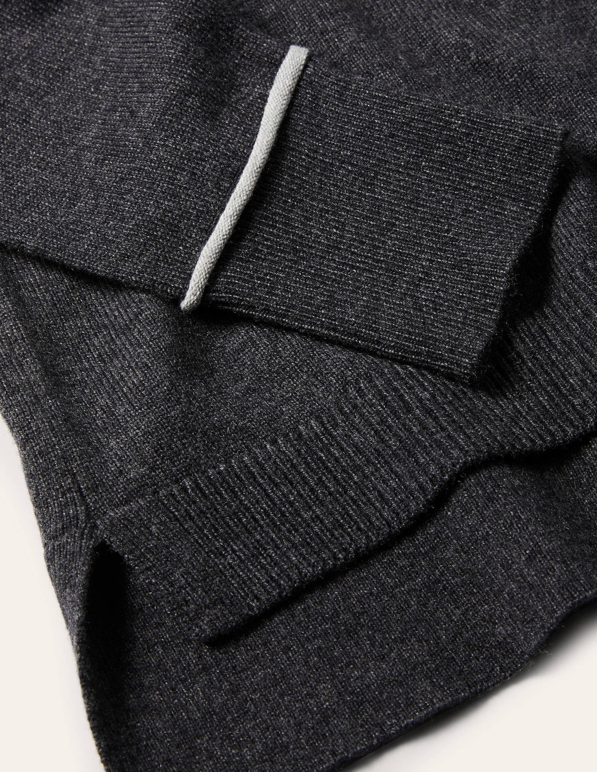  V-neck Relaxed Cardigan-Charcoal Melange、mySite、ashleygrahame