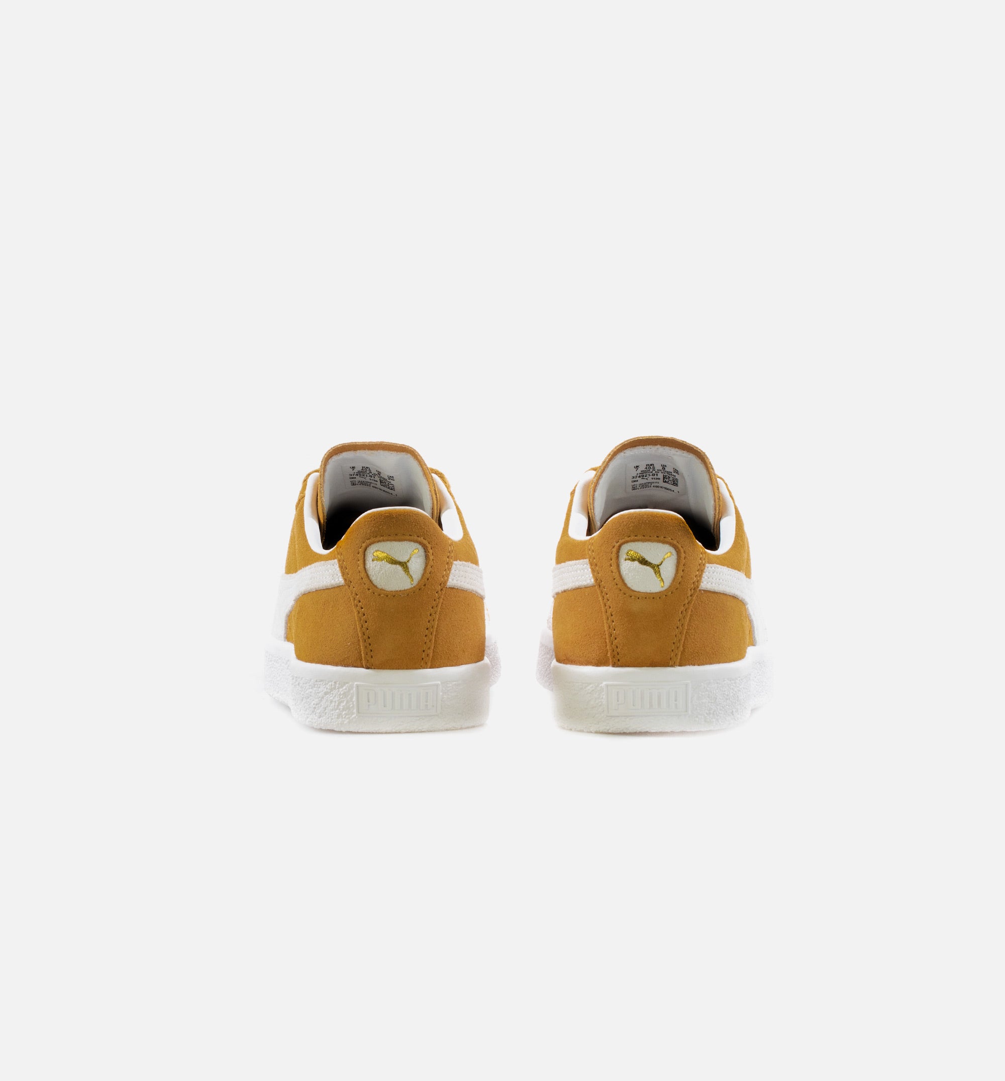 Suede Vintage Mens Lifestyle Shoe - Yellow/White、mySite、dreamappss