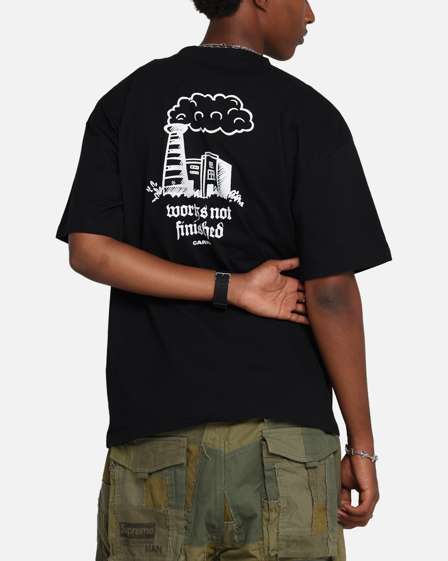 Carre Not Finished T-Shirt Black、mySite、zt4zffjzw
