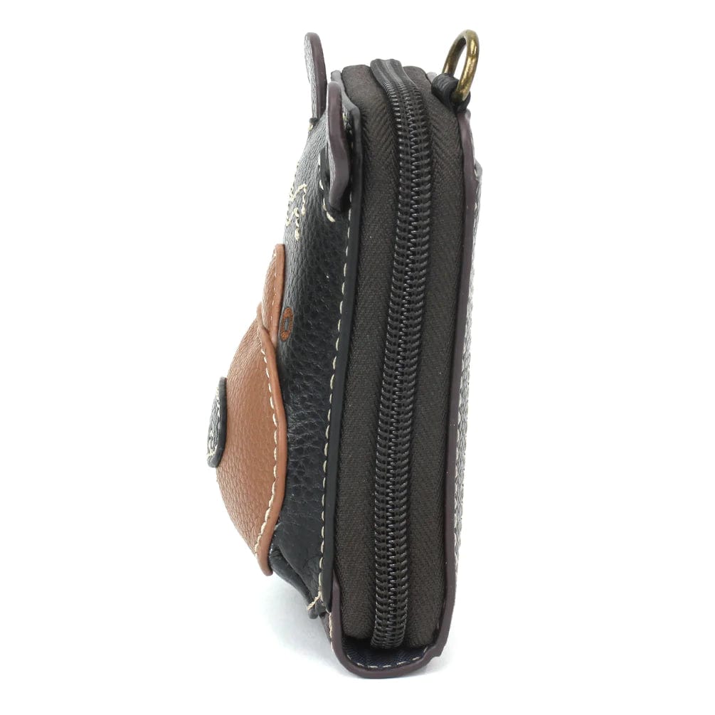 Bear Cute-C 3D Wallet RFID Protected with Bee Zipper Pull Wristlet、mySite、g9winljtr