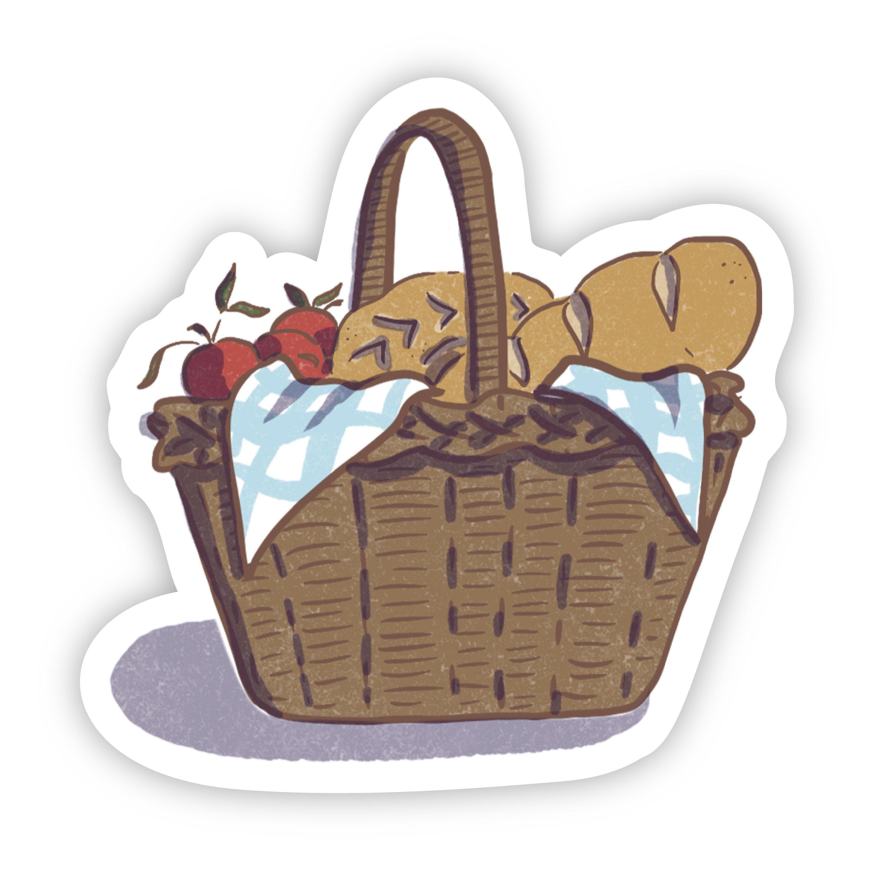  Basket with Food Sticker、mySite、elrpsem3k