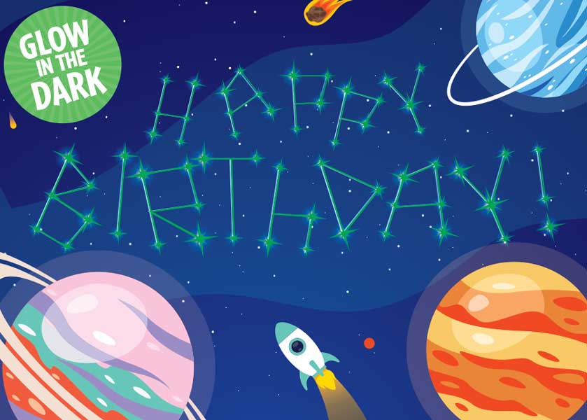  Note Card - Written in the Stars Glow in the Dark、mySite、ghnorth