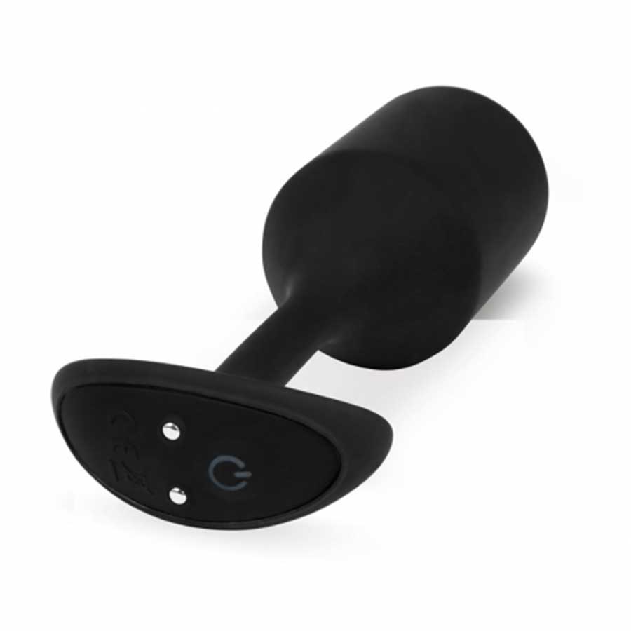 B-Vibe Vibrating & Weighted Snug Plug Black XL、mySite、bottomscart